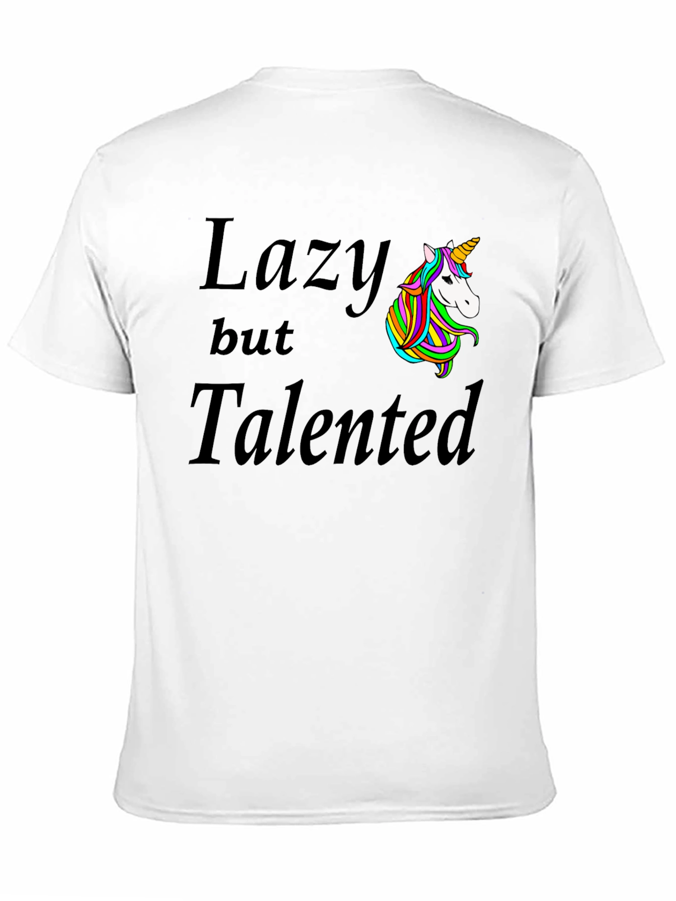 Lazy But Talented Unicorn Graphic Tee
