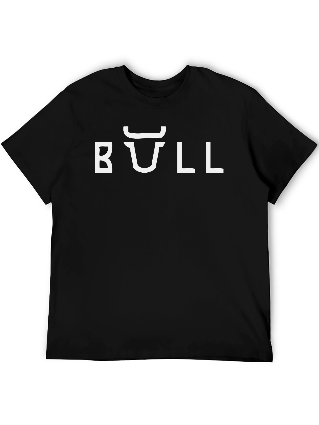 Cool Black Bull Graphic T-Shirt