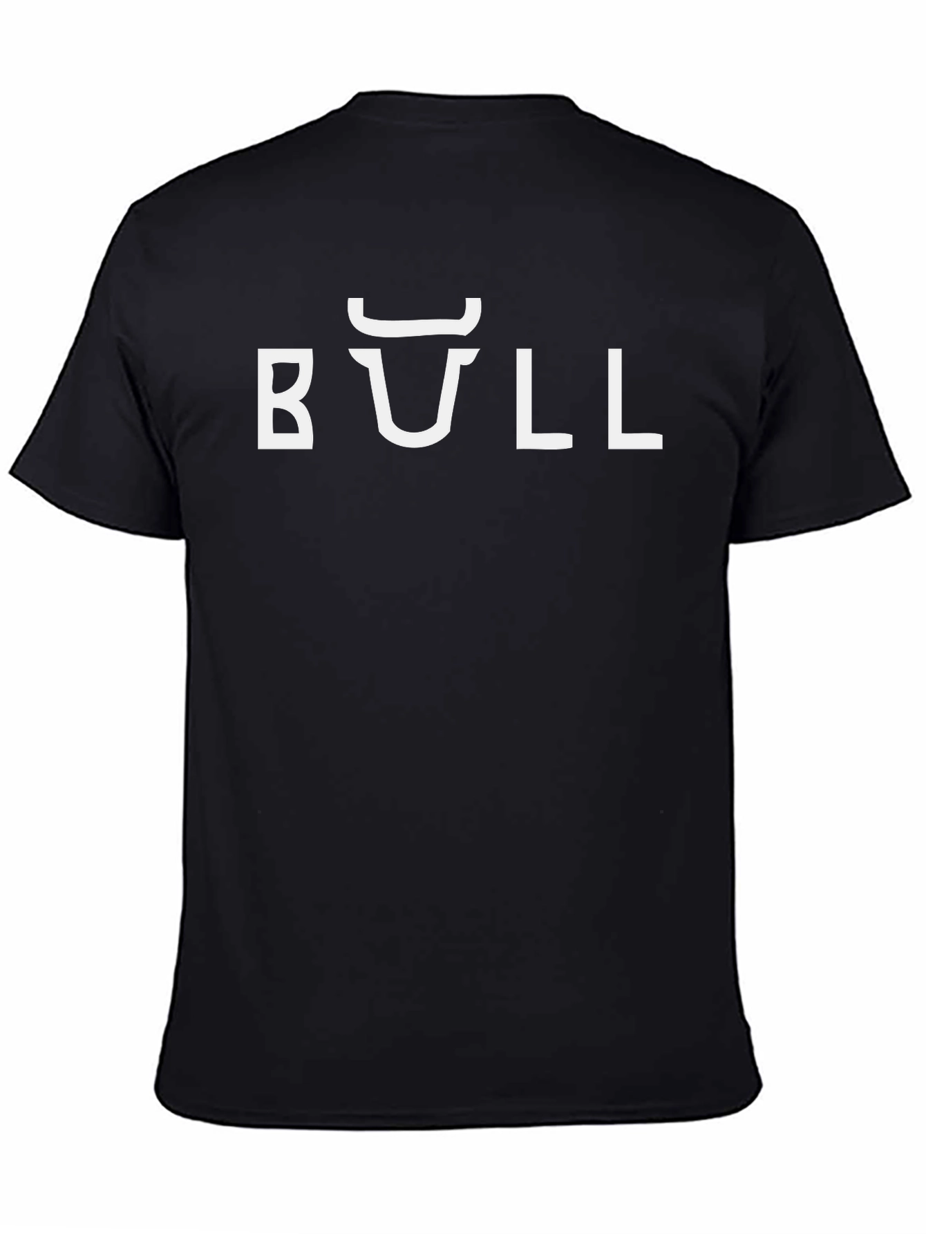 Cool Black Bull Graphic T-Shirt