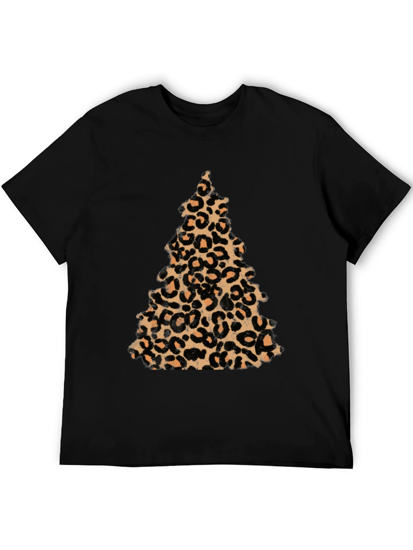 Leopard Print Christmas Tree T-Shirt