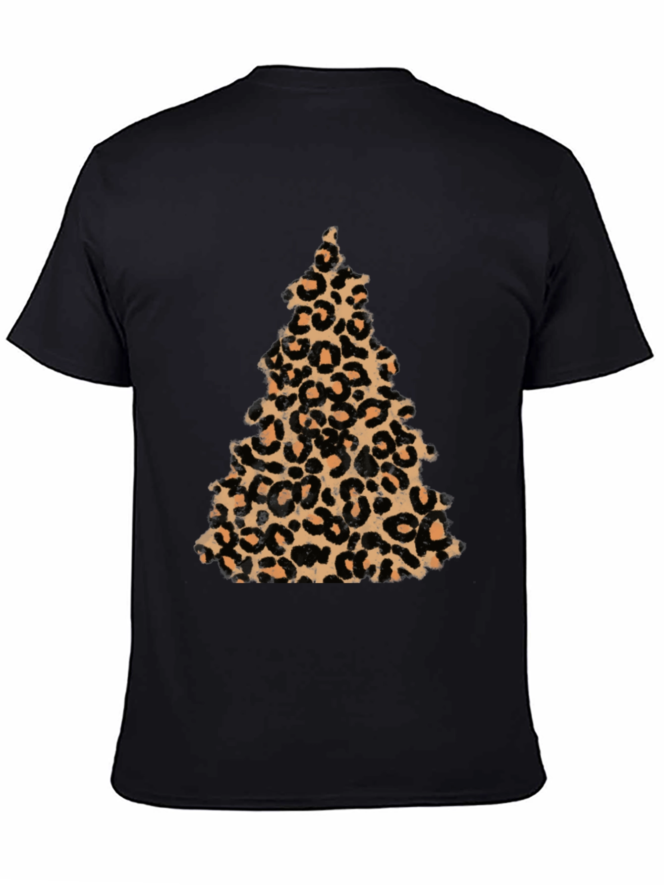 Leopard Print Christmas Tree T-Shirt