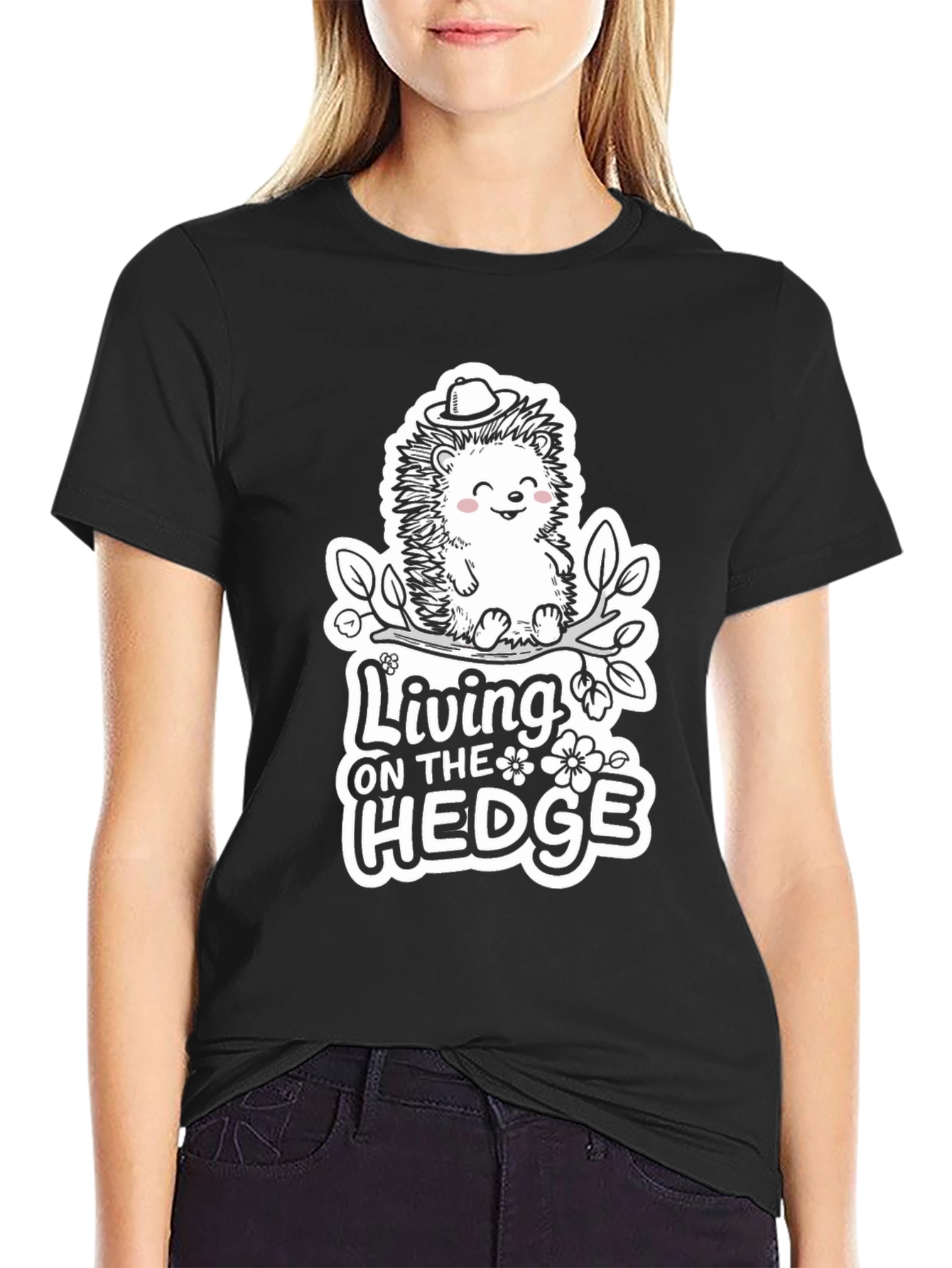 Living on the Hedge Graphic Tee