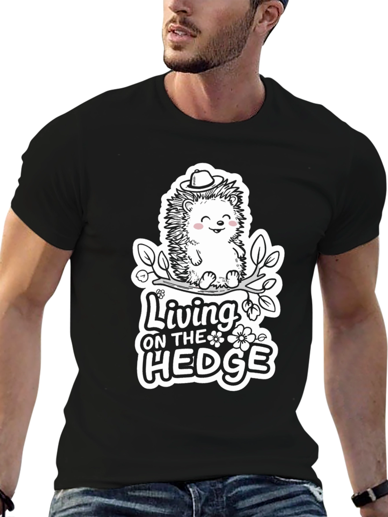 Living on the Hedge Graphic Tee