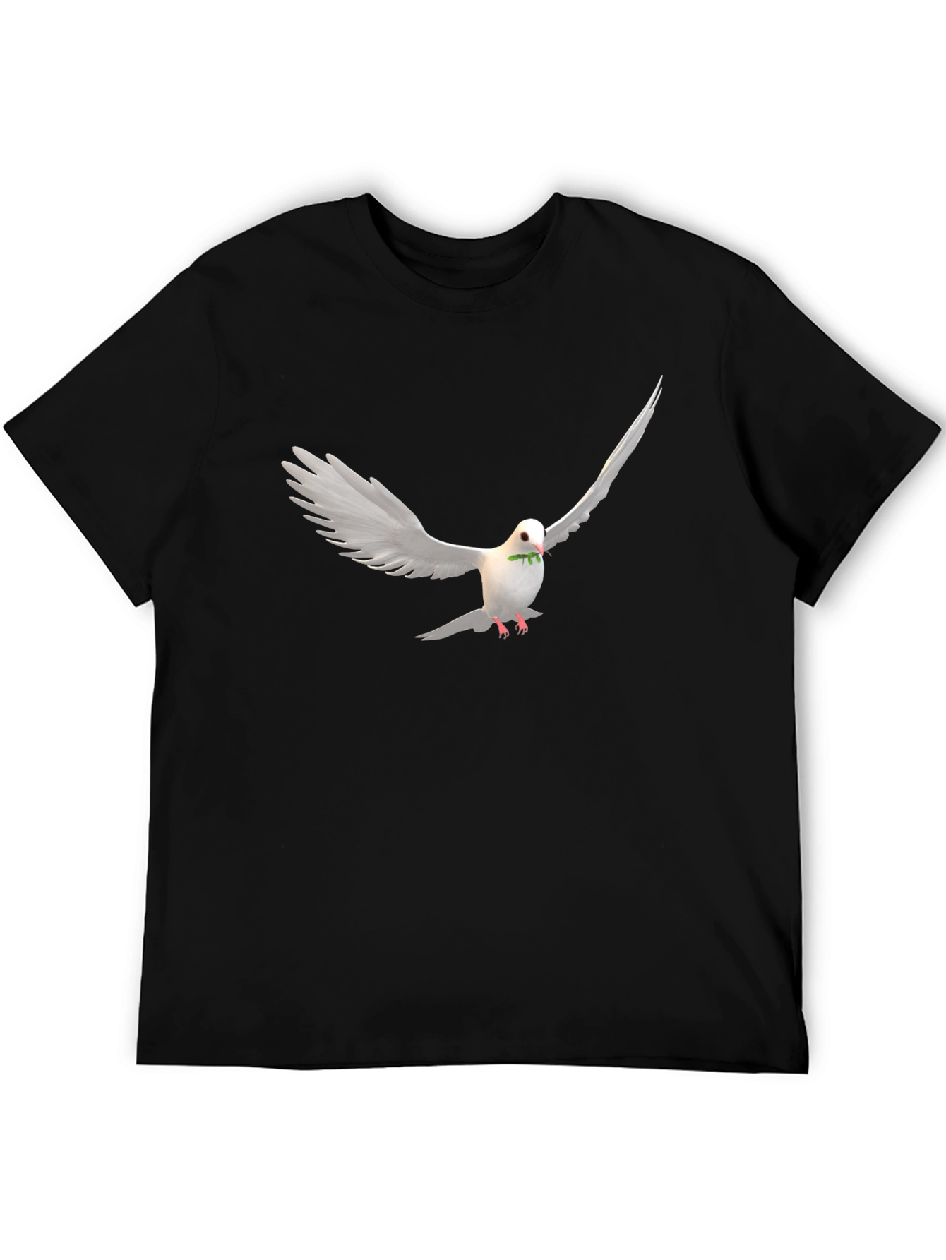 Dove Peace Black T-Shirt