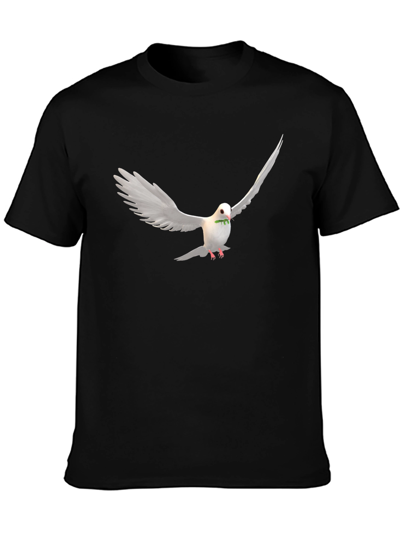 Dove Peace Black T-Shirt
