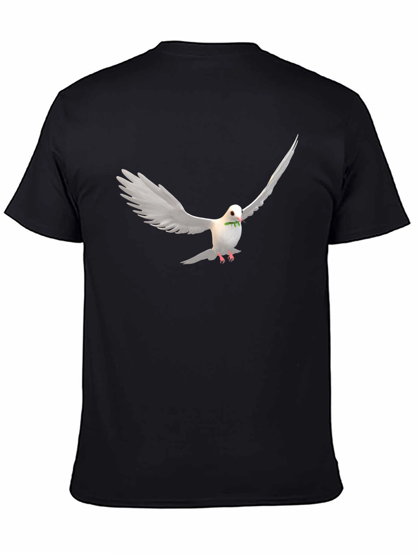 Dove Peace Black T-Shirt