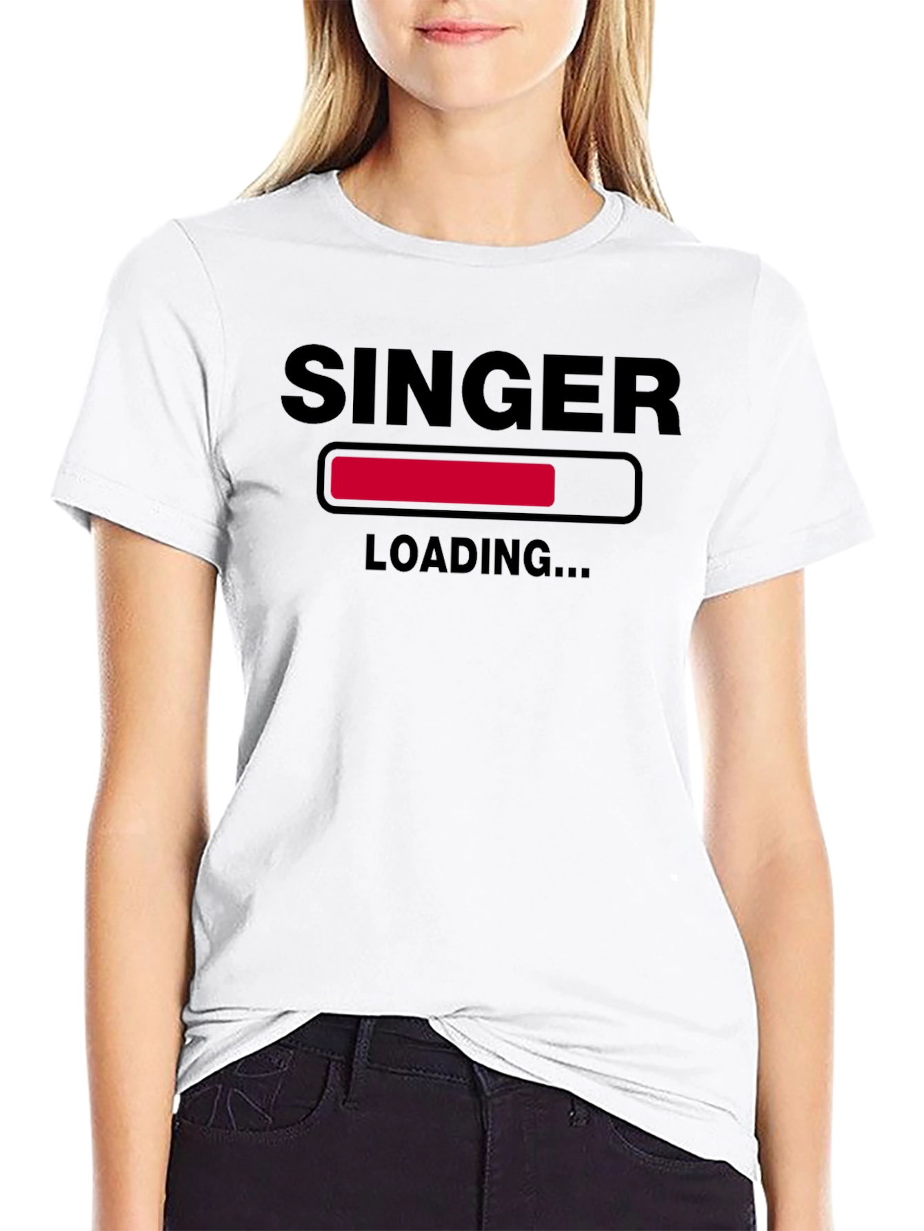 Singer Loading Funny Graphic T-Shirt