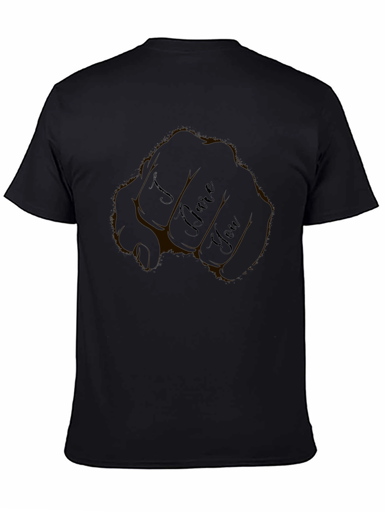 I Dare You Black Graphic Tee