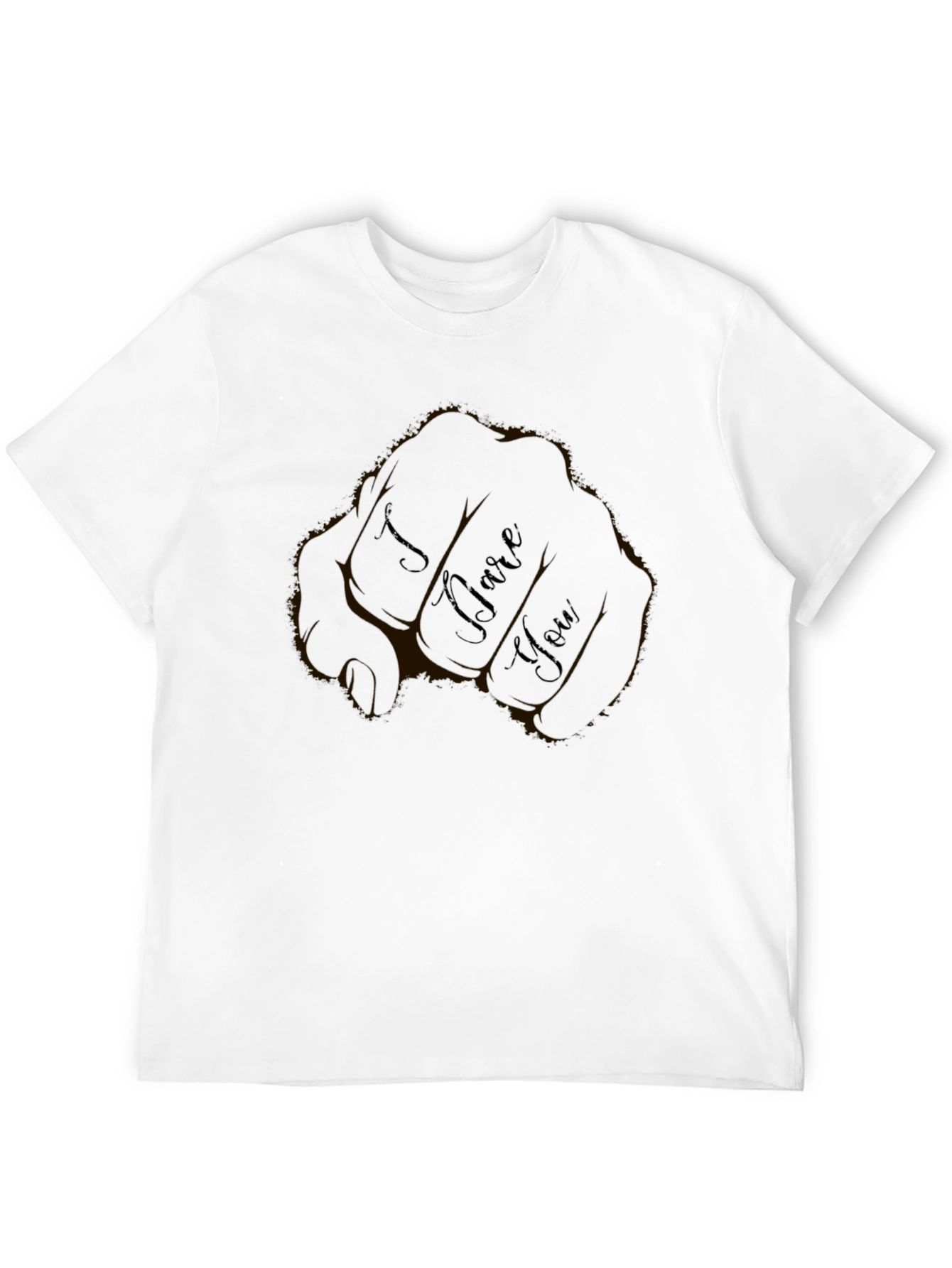 I Dare You Black Graphic Tee