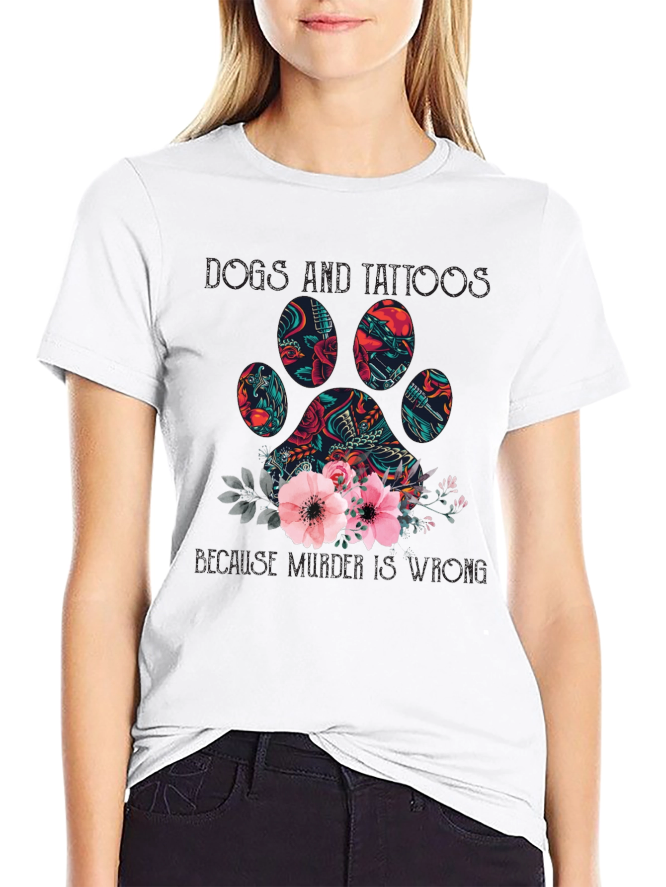 Dogs and Tattoos Graphic Tee