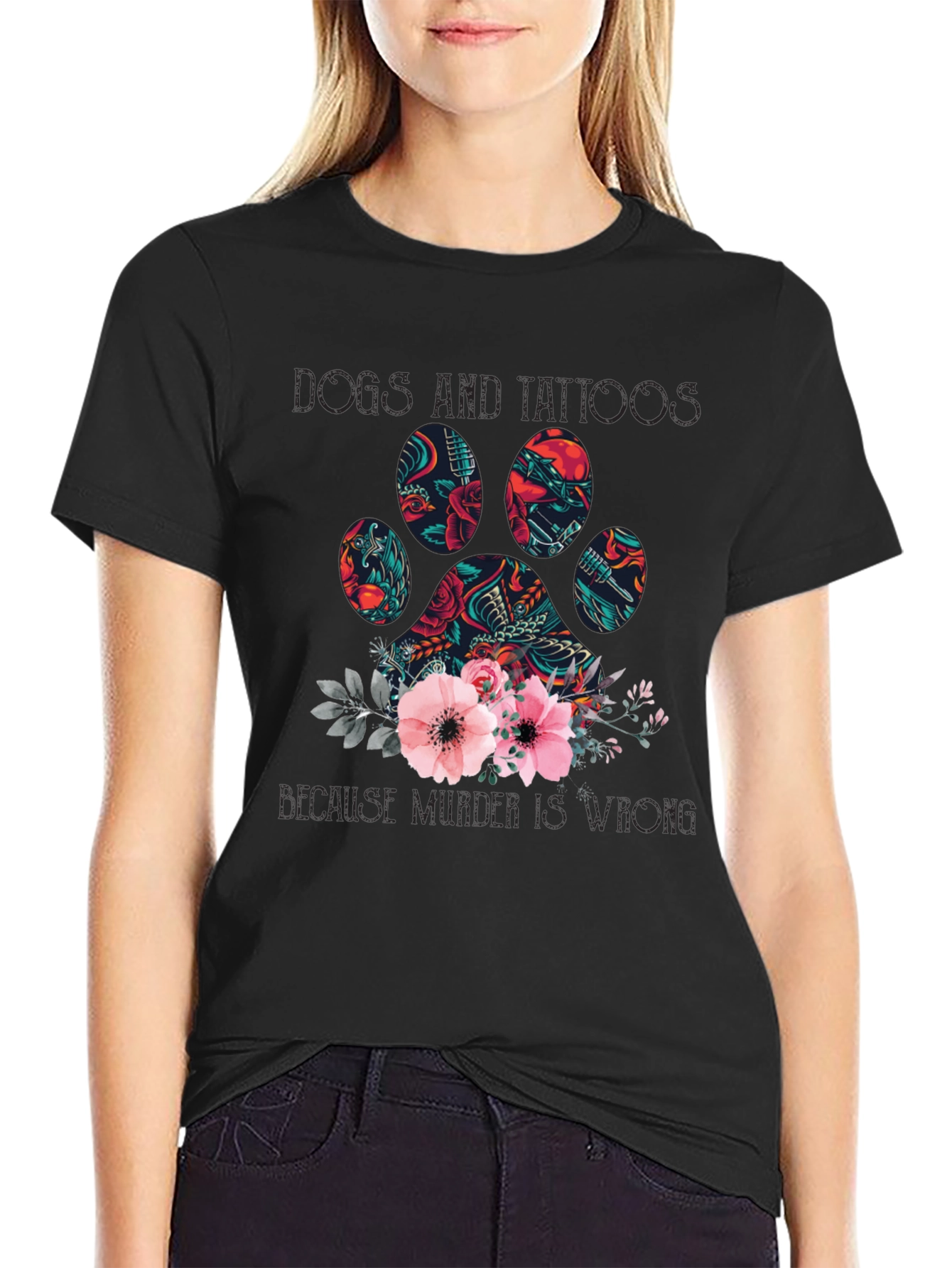 Dogs and Tattoos Graphic Tee
