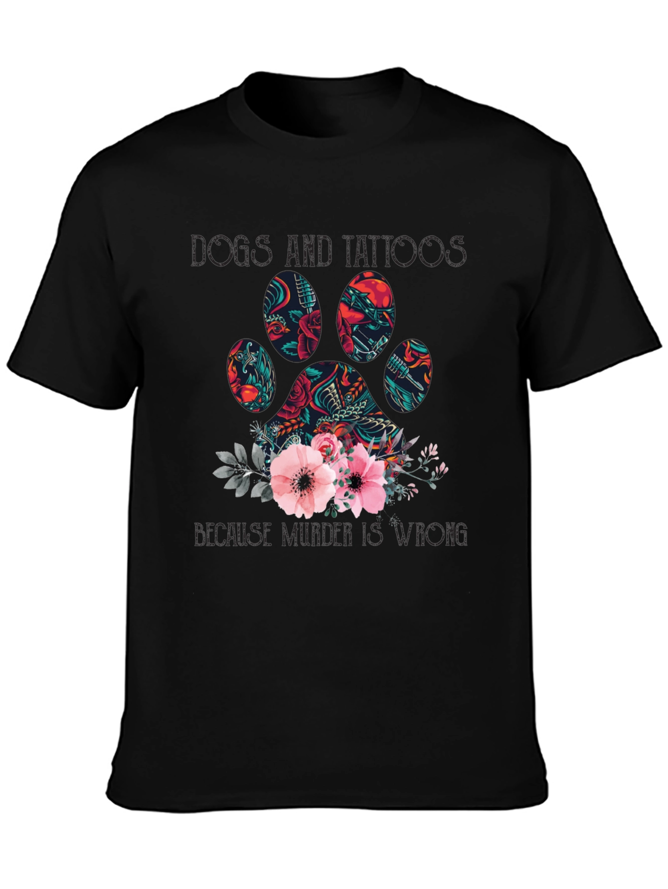 Dogs and Tattoos Graphic Tee