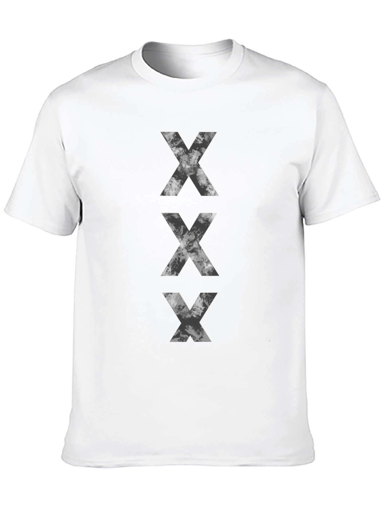 Triple X Graphic Black T-Shirt Casual Style