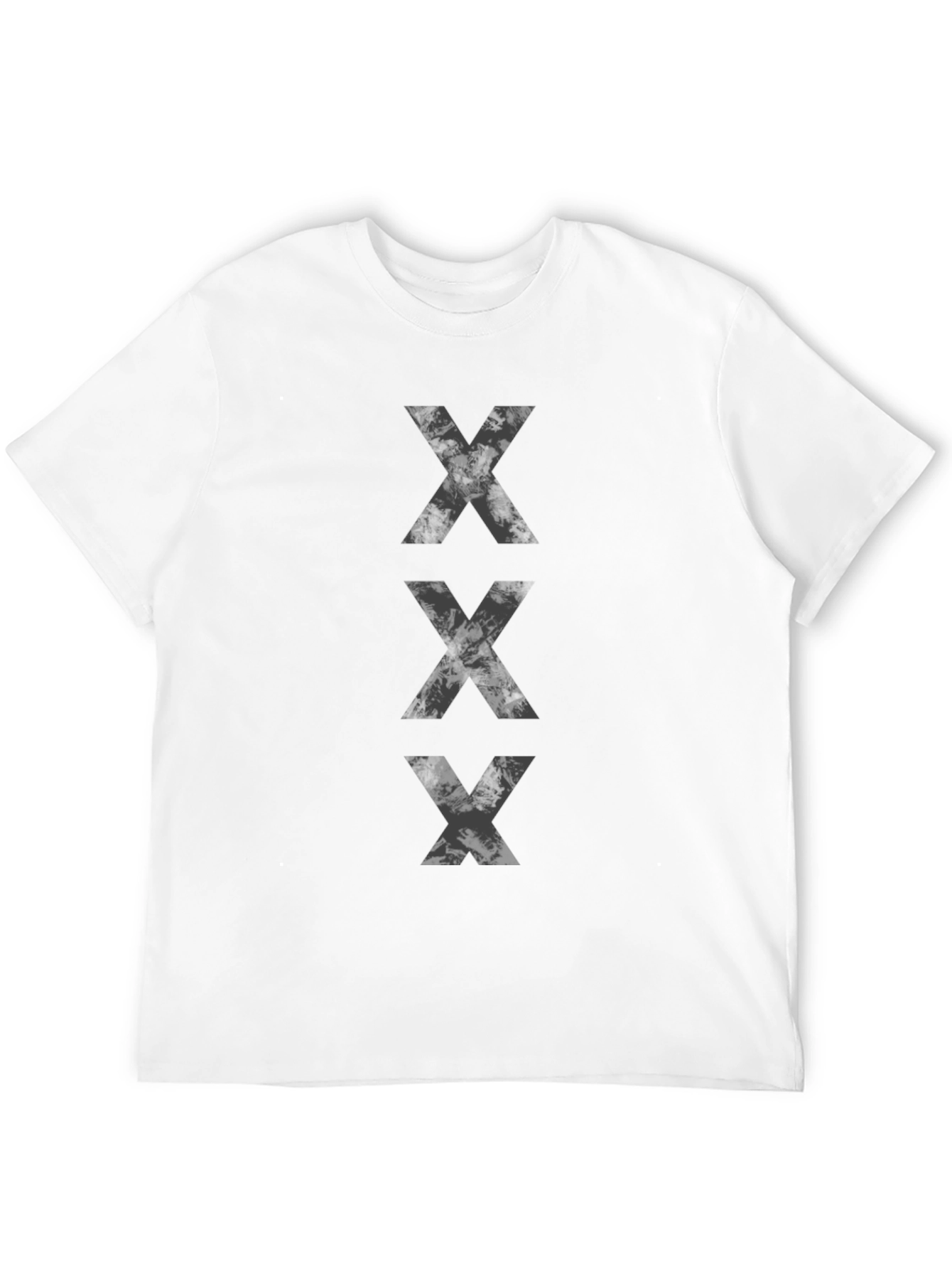Triple X Graphic Black T-Shirt Casual Style