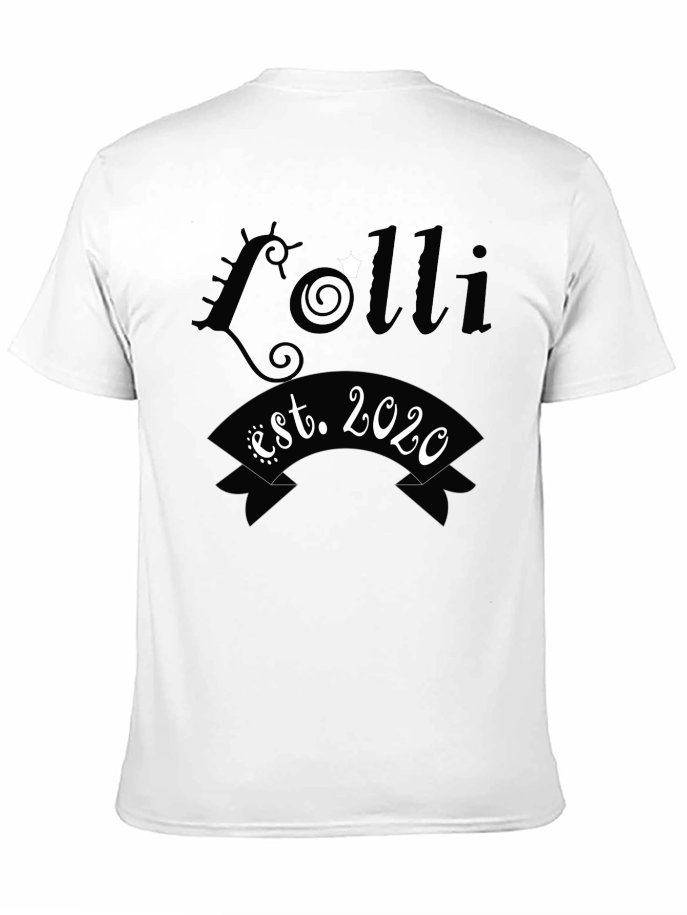Lolli Est. 2020 Black Graphic Tee