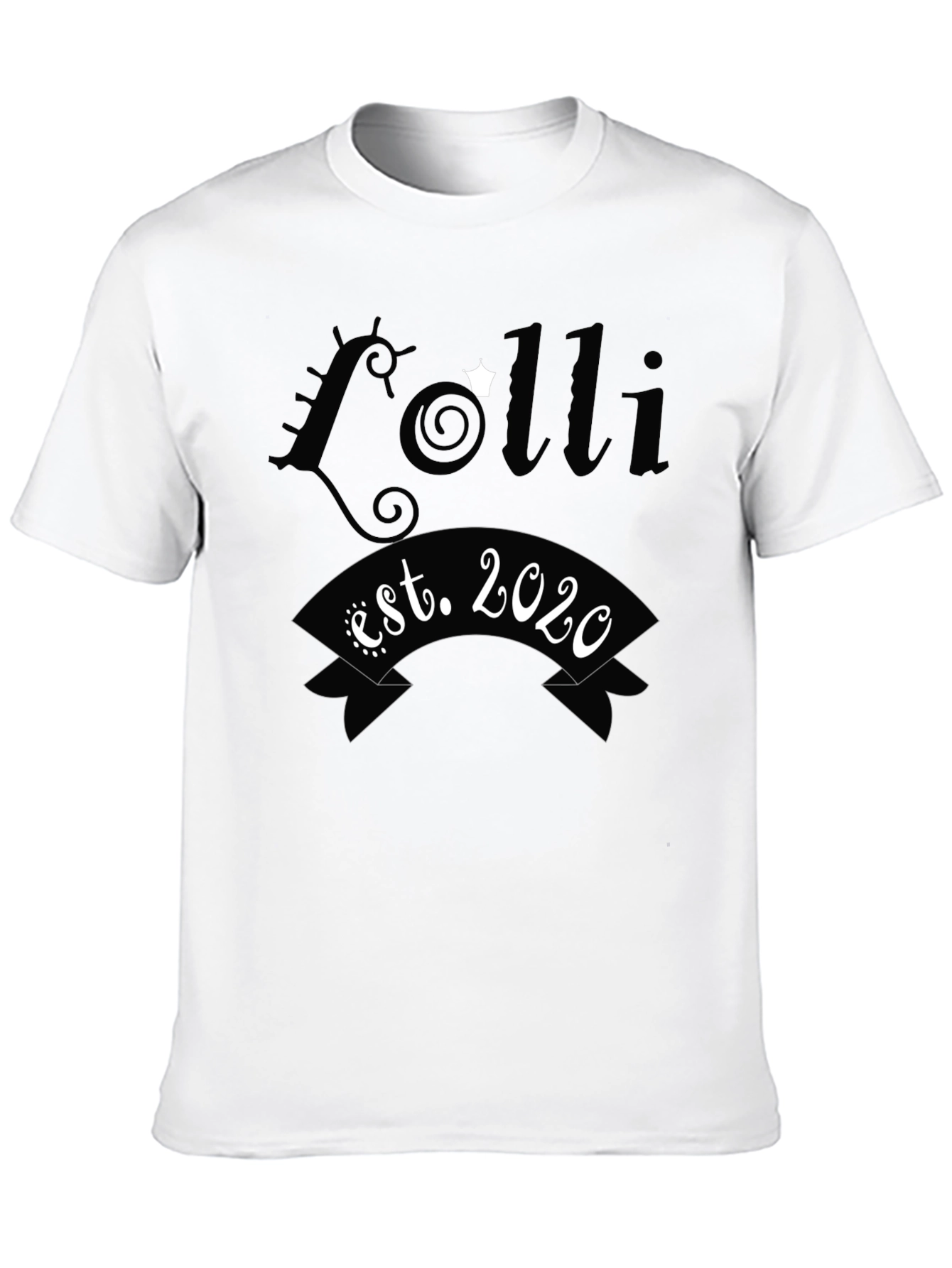 Lolli Est. 2020 Black Graphic Tee