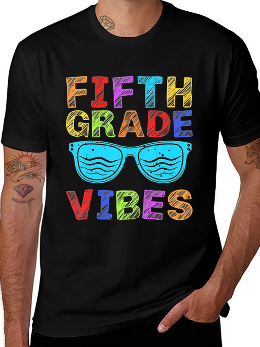 Fifth Grade Vibes T-Shirt Colorful Design