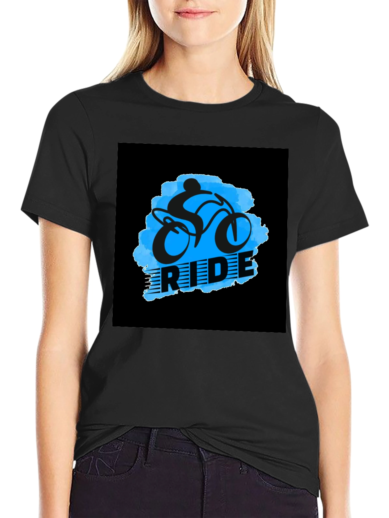 Ride Graphic Black T-Shirt
