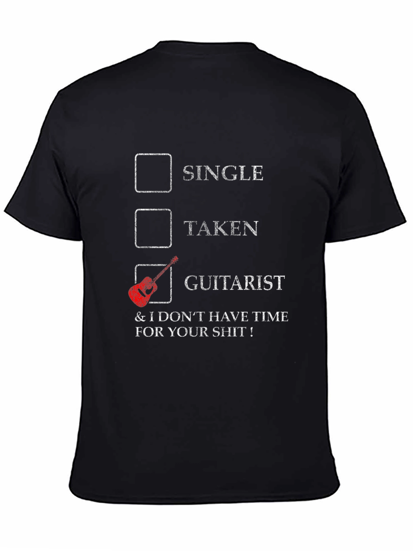Guitarist T-Shirt - Single Taken Graphic Tee