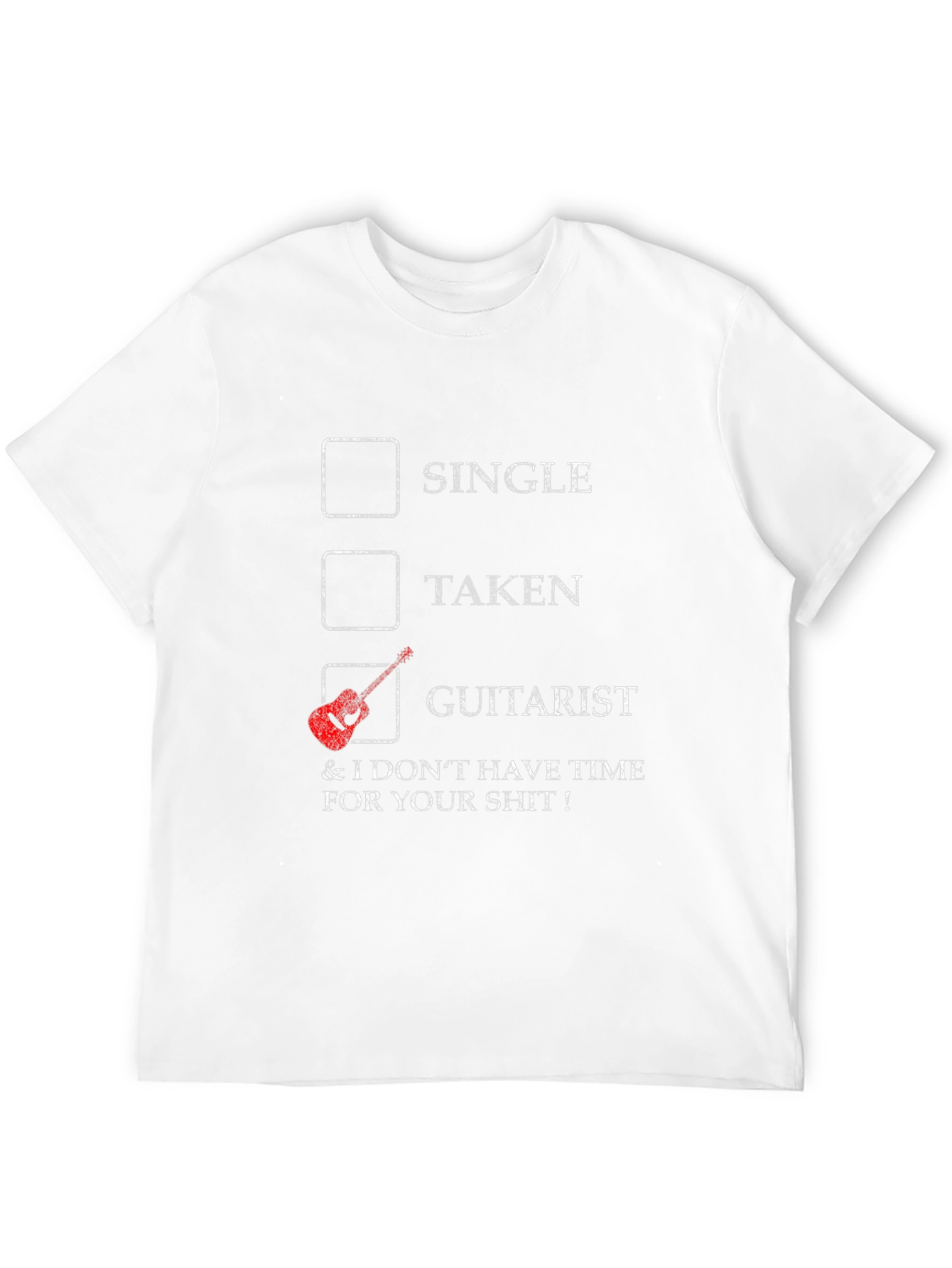 Guitarist T-Shirt - Single Taken Graphic Tee