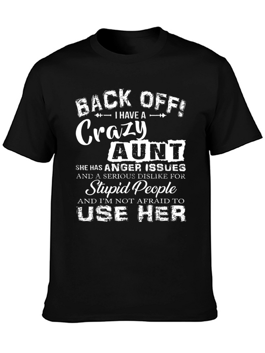 Back Off! Crazy Aunt Graphic Tee