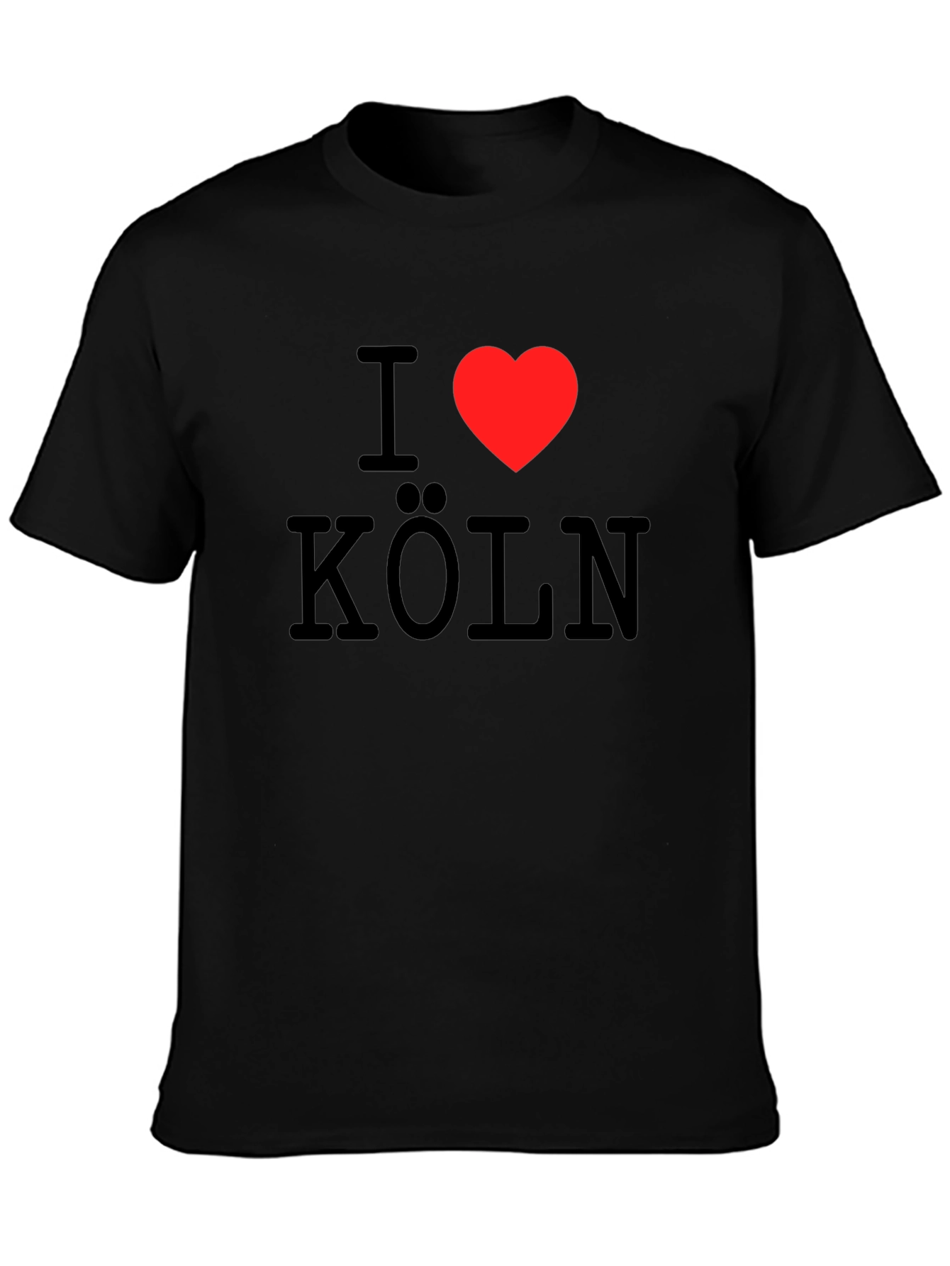 I Love Cologne T-Shirt - Black Cotton Tee