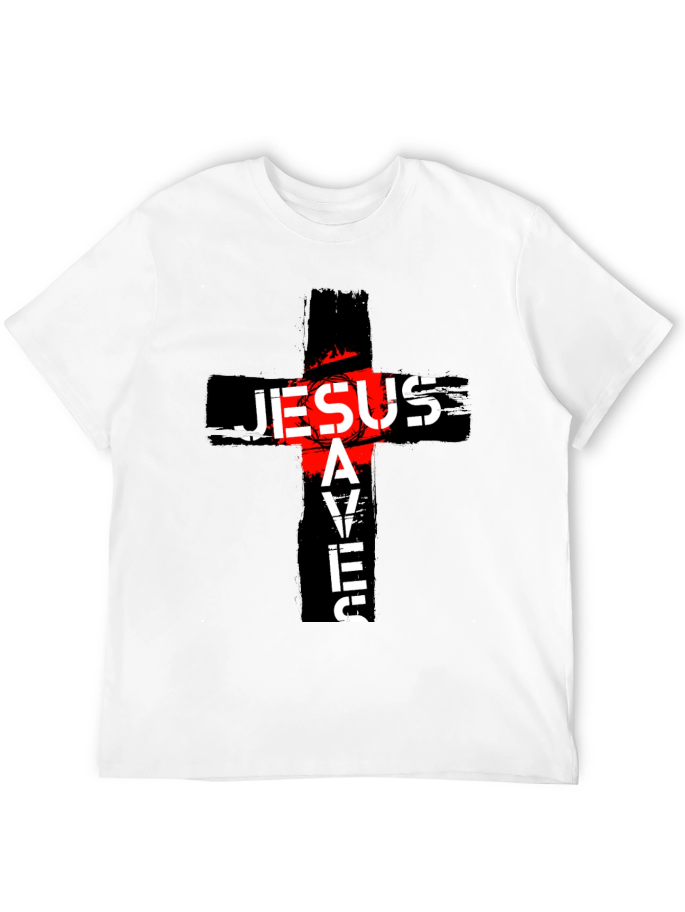 Jesus Saves Graphic T-Shirt - Religious Tee