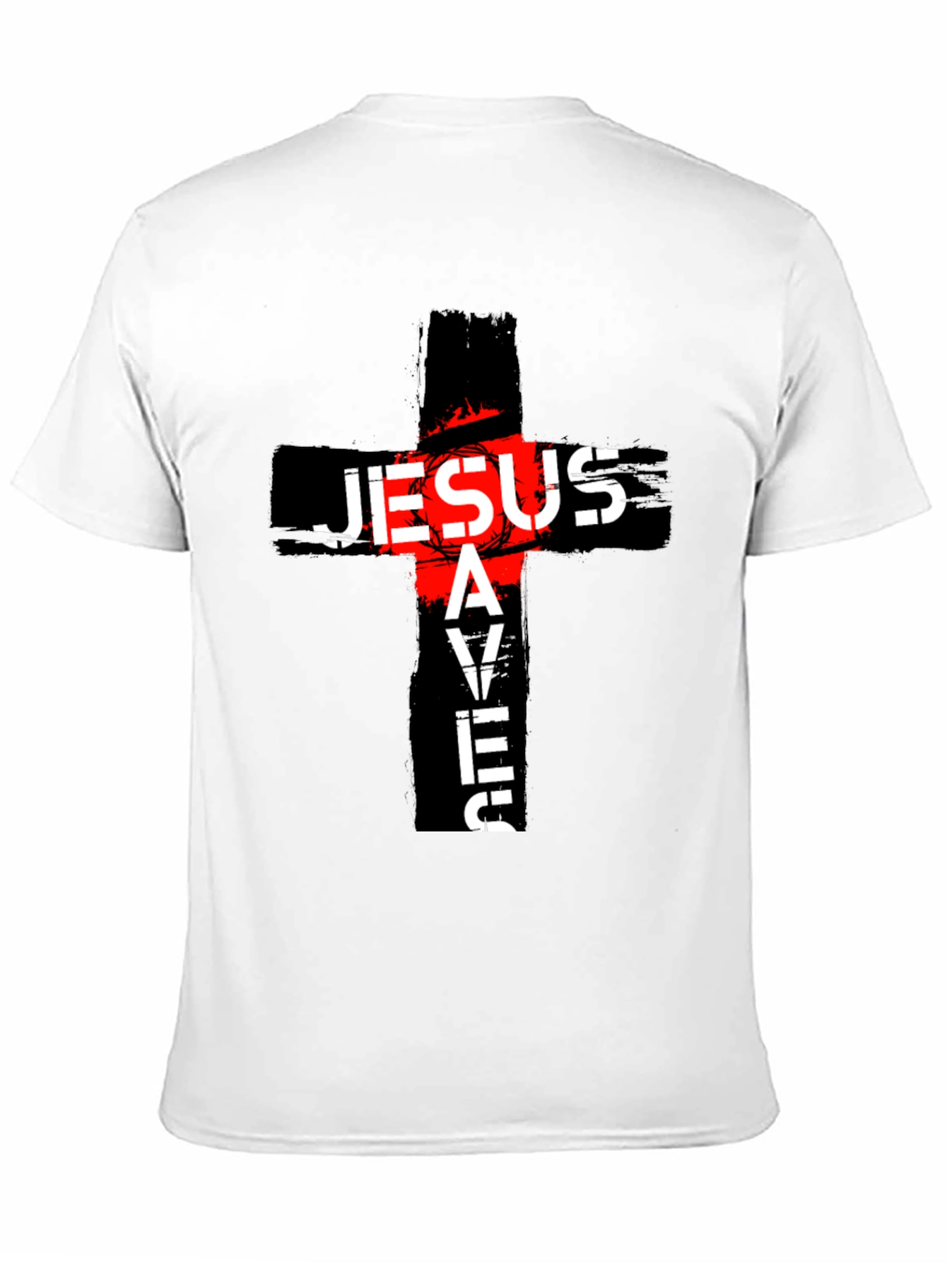 Jesus Saves Graphic T-Shirt - Religious Tee