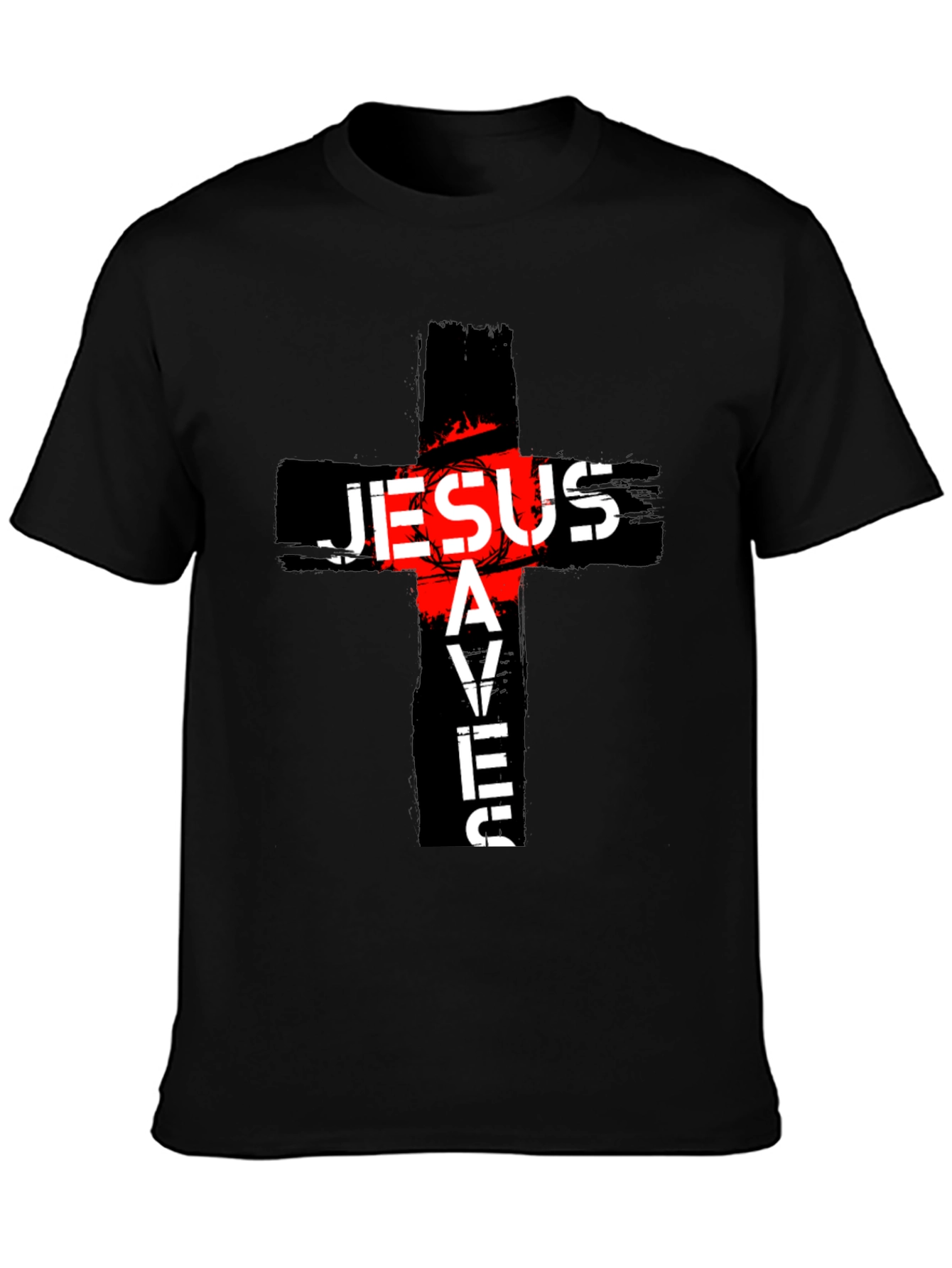 Jesus Saves Graphic T-Shirt - Religious Tee