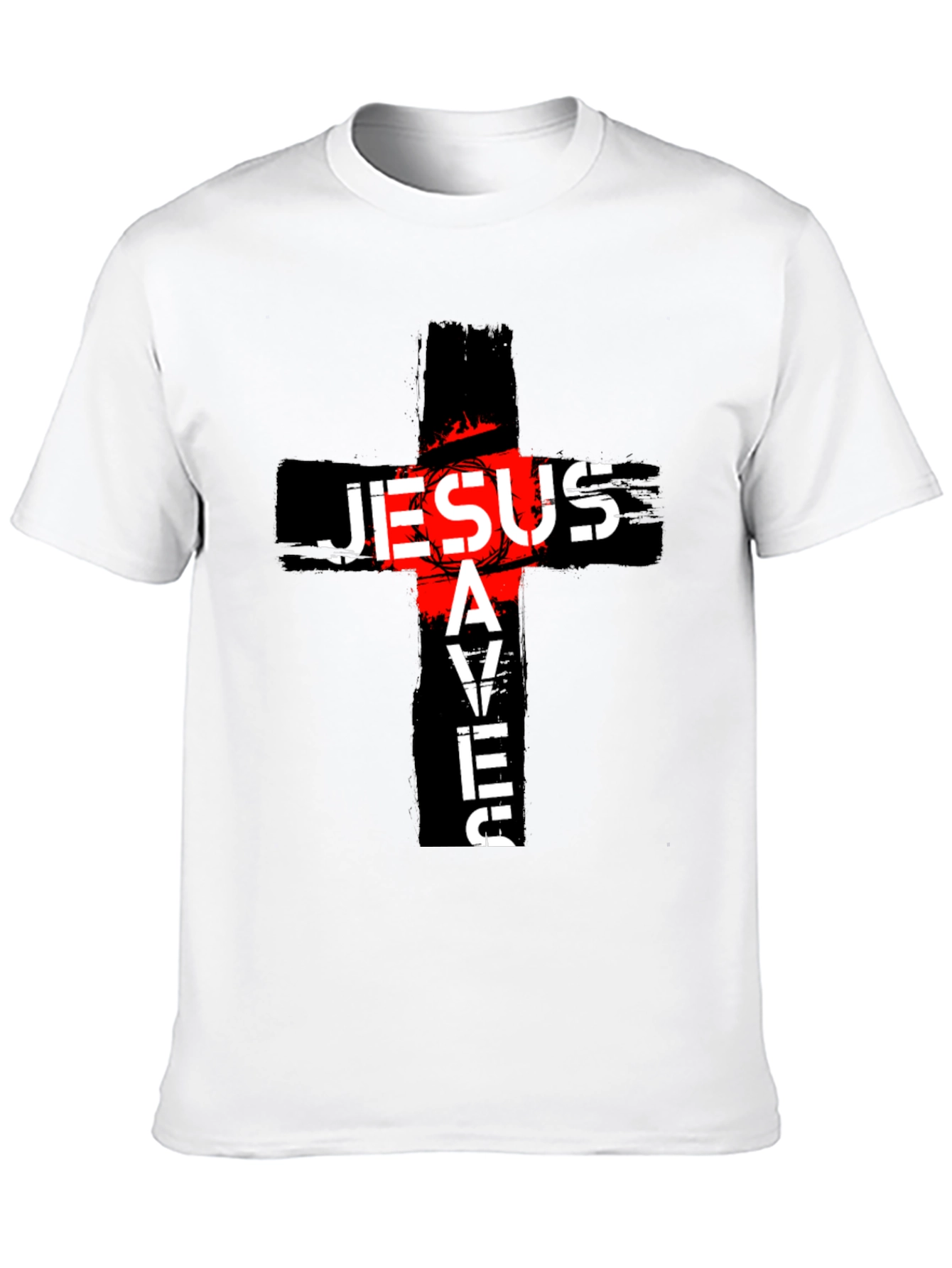 Jesus Saves Graphic T-Shirt - Religious Tee