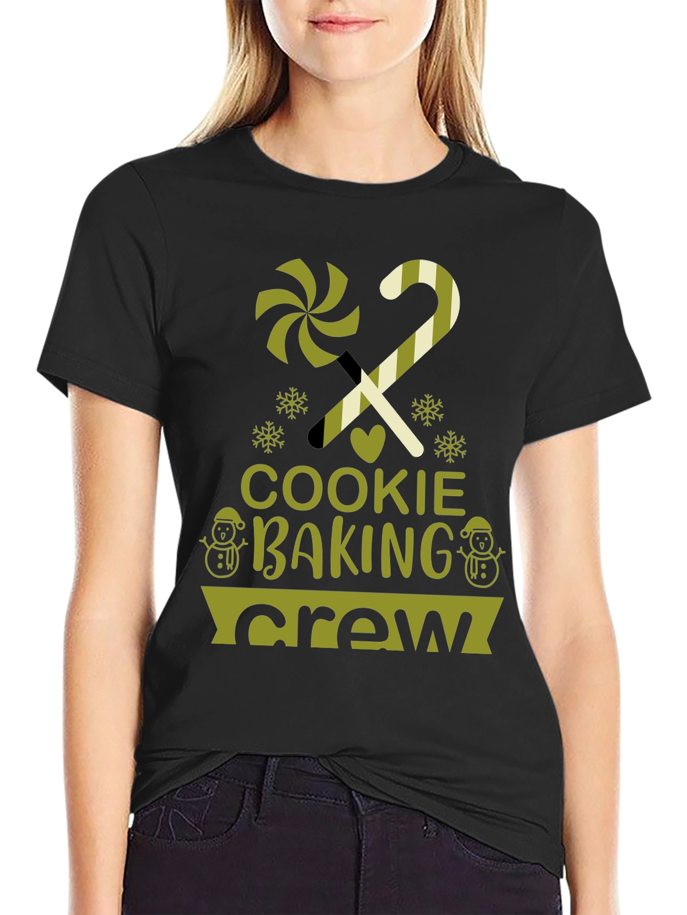 Cookie Baking Crew Tee - Holiday Festive Shirt