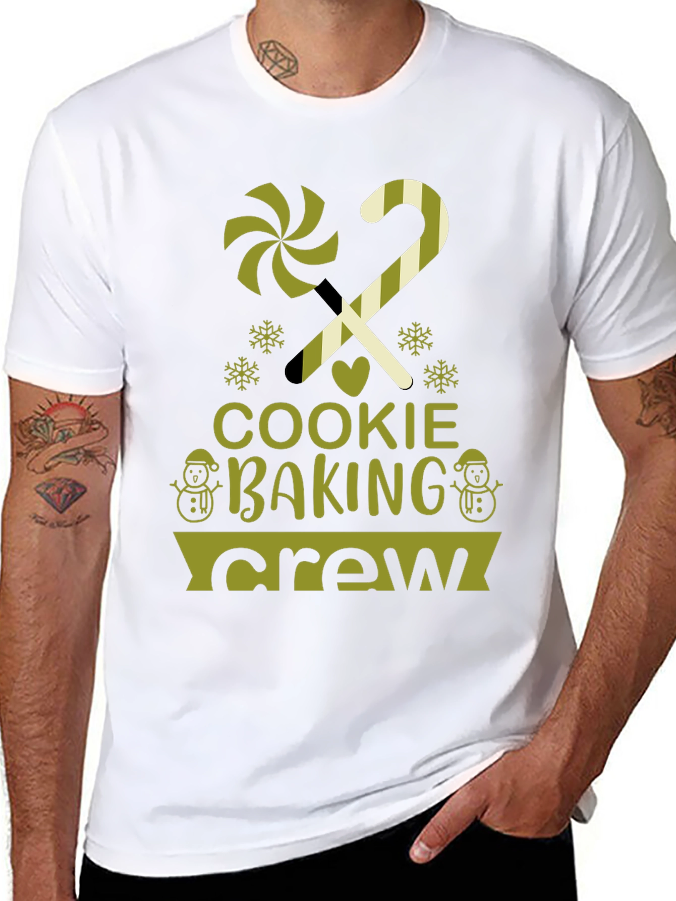 Cookie Baking Crew Tee - Holiday Festive Shirt