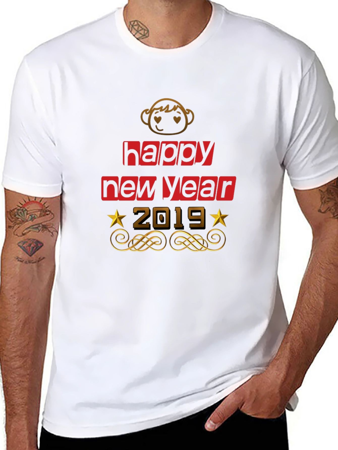 Happy New Year 2019 Graphic Tee