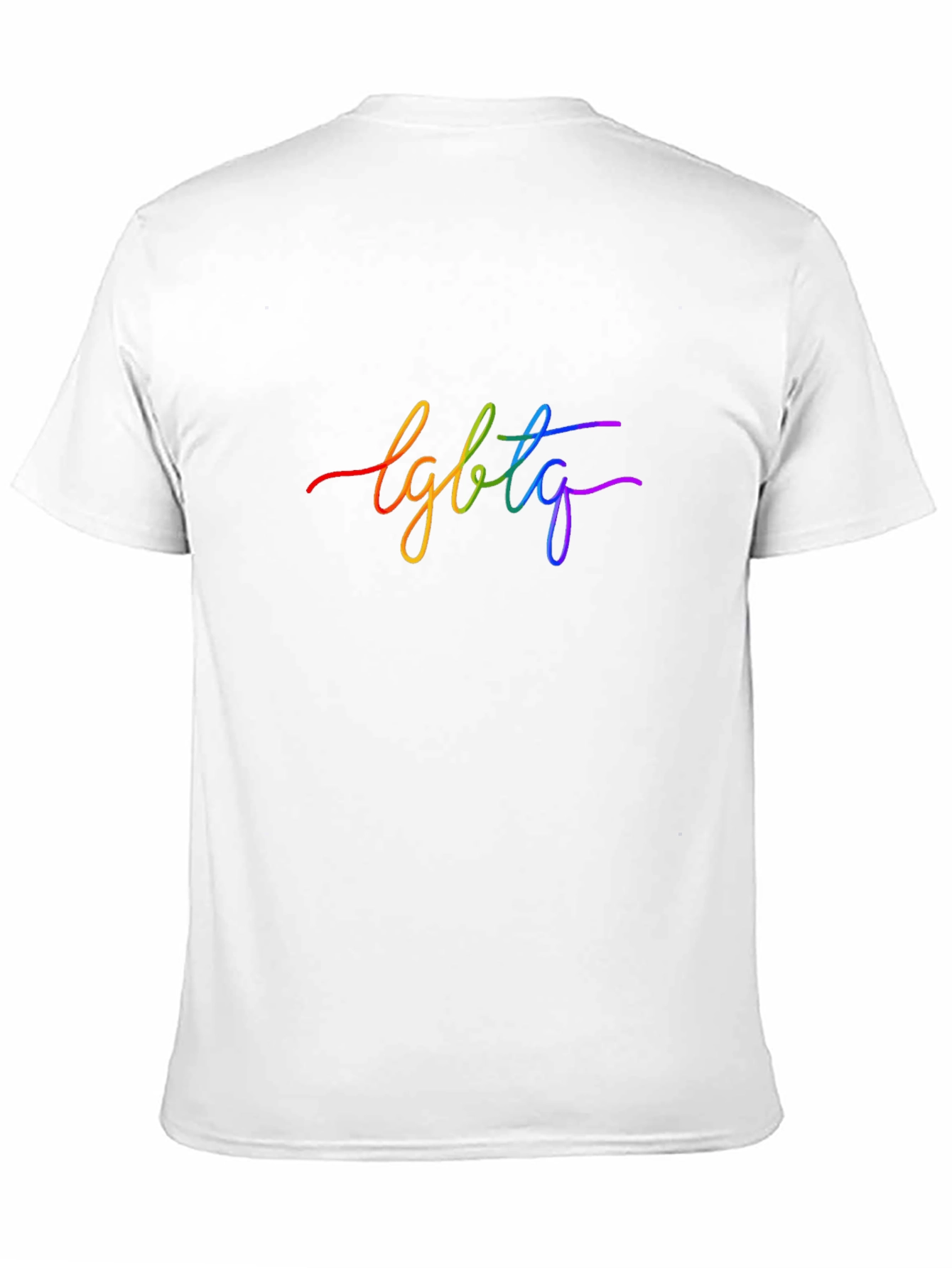 LGBTQ Rainbow Graphic Black T-Shirt