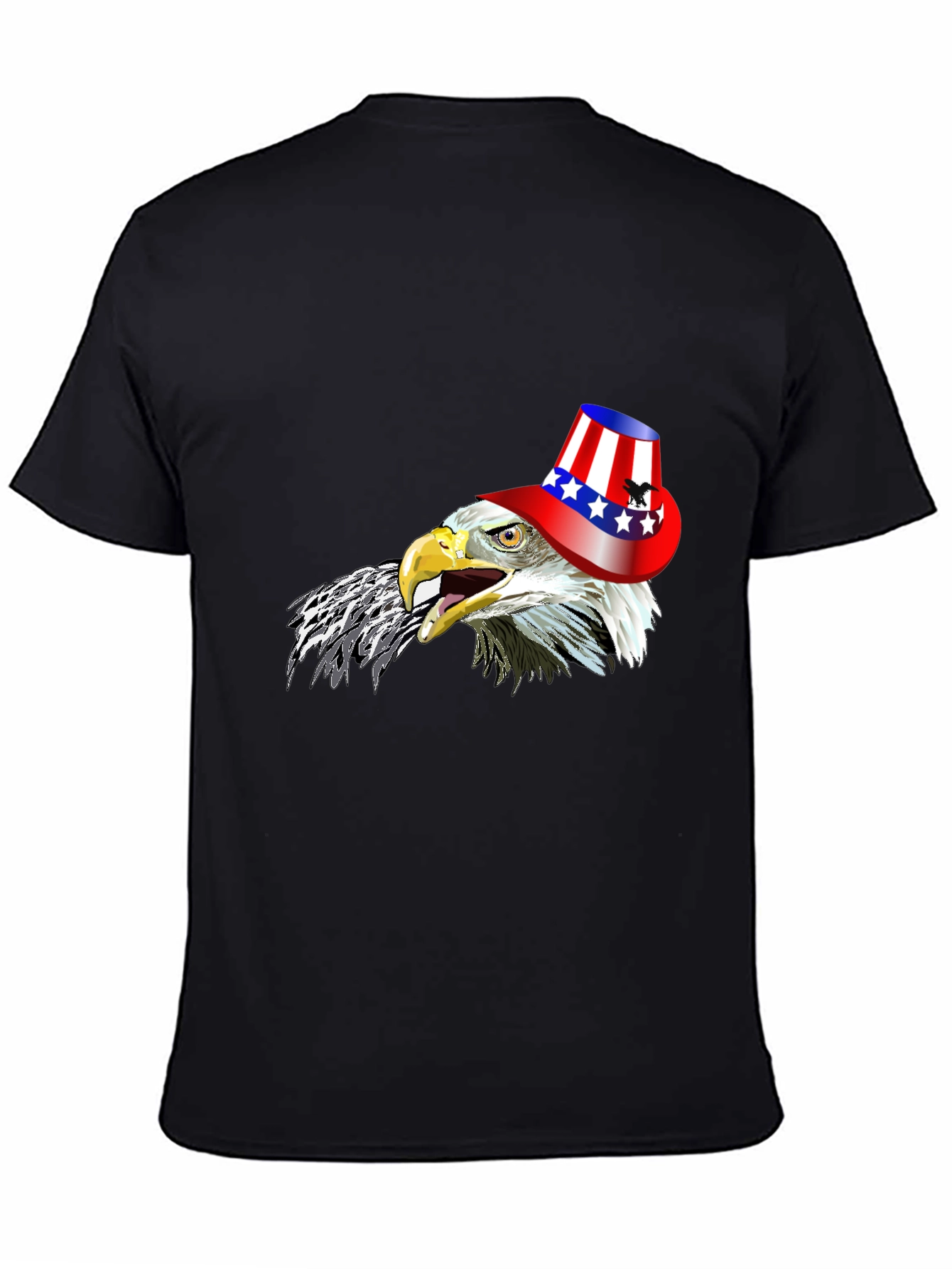 Patriotic Eagle T-Shirt - Stars & Stripes Hat