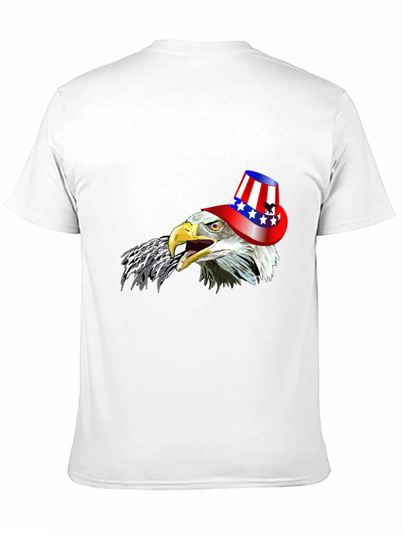 Patriotic Eagle T-Shirt - Stars & Stripes Hat