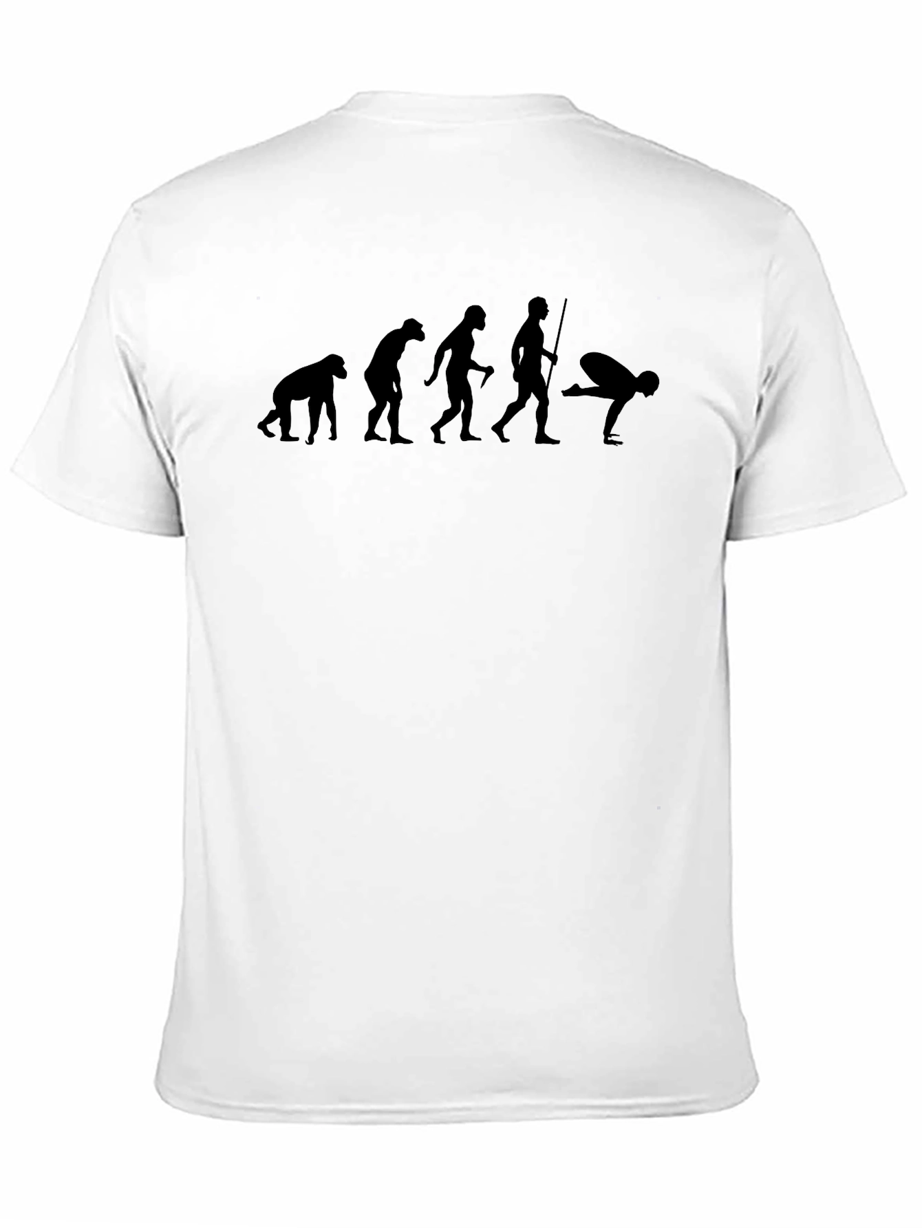 Evolution of Yoga Black T-Shirt