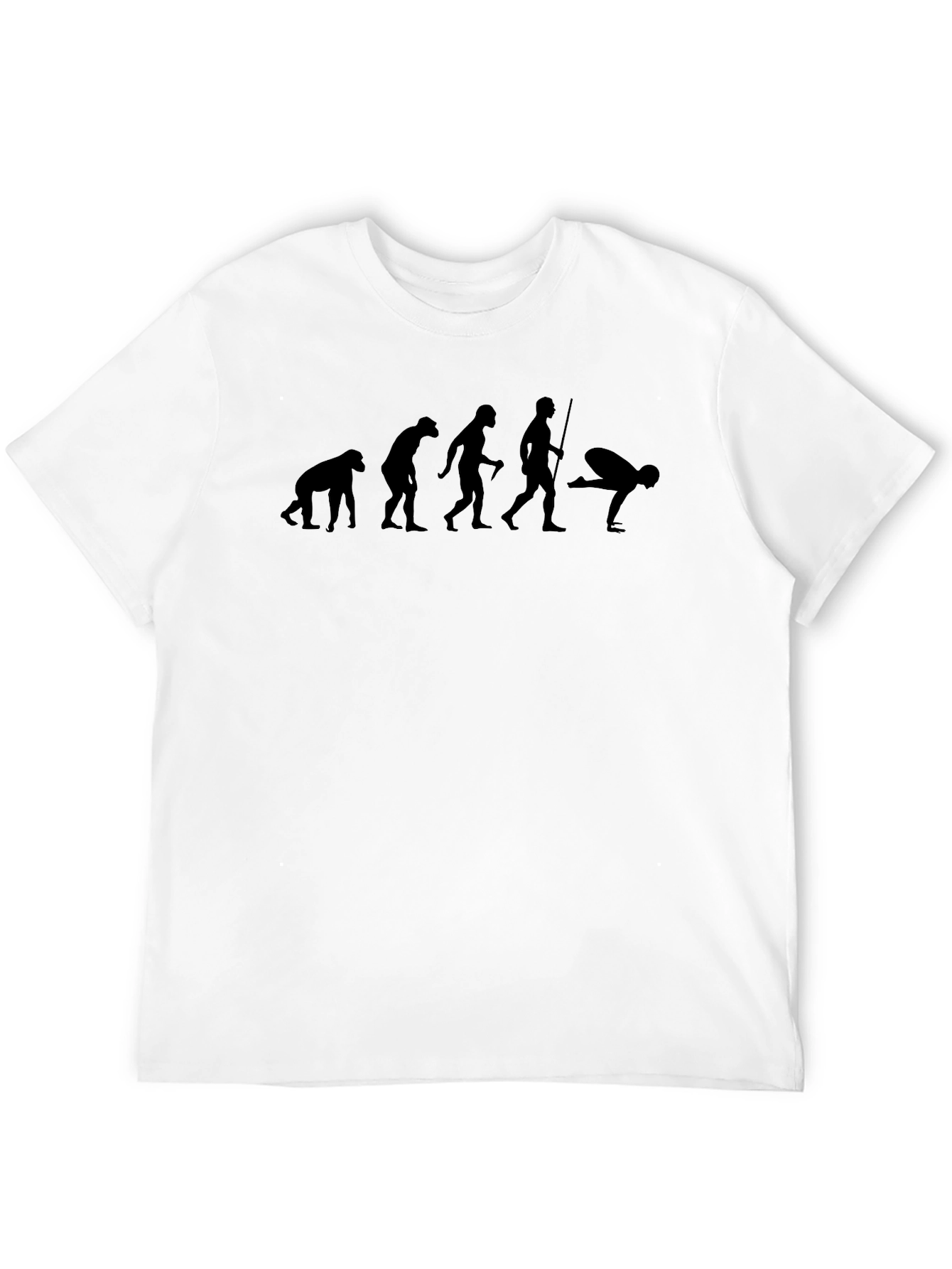 Evolution of Yoga Black T-Shirt