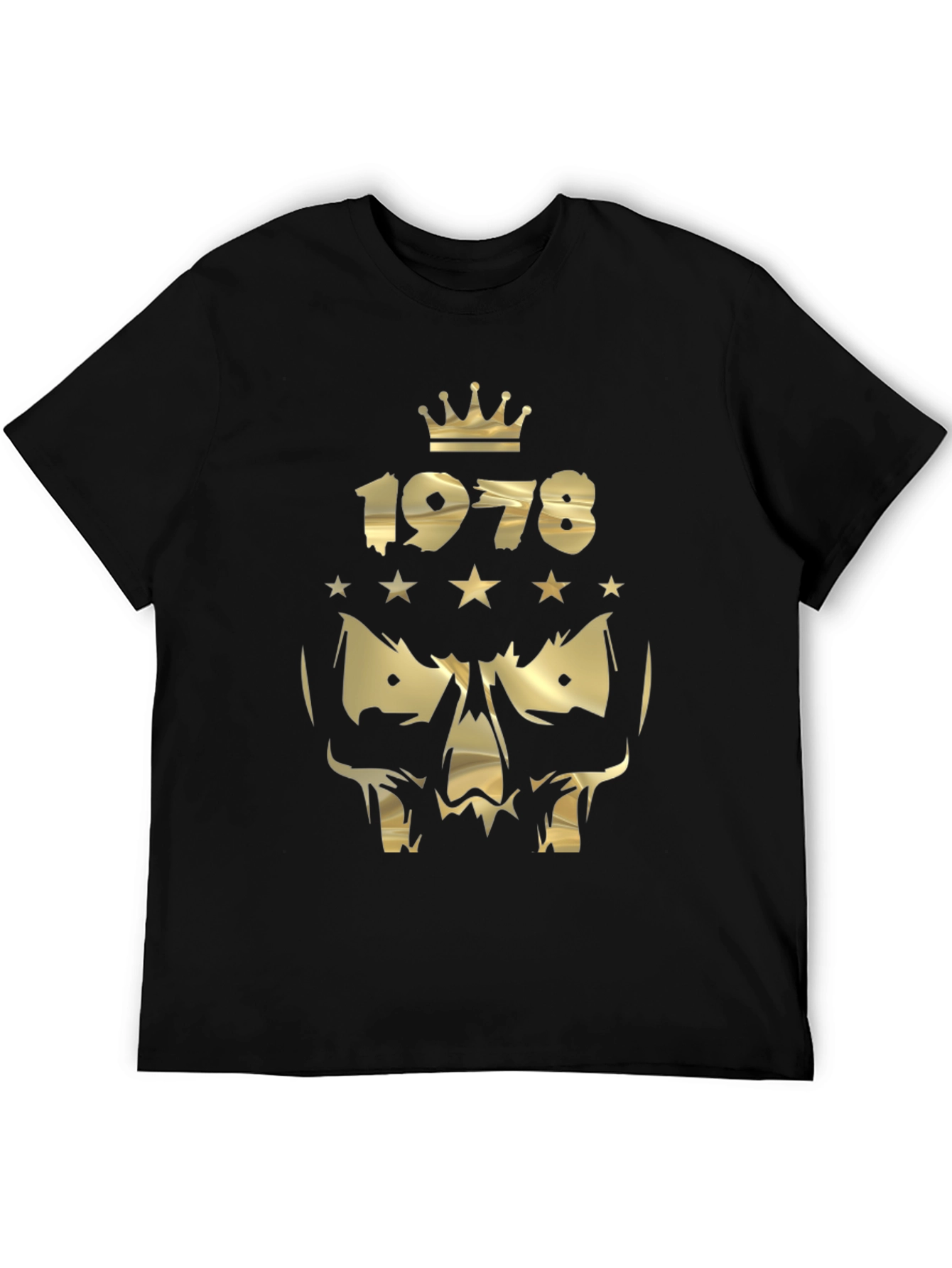 1978 Gold Skull Graphic Tee