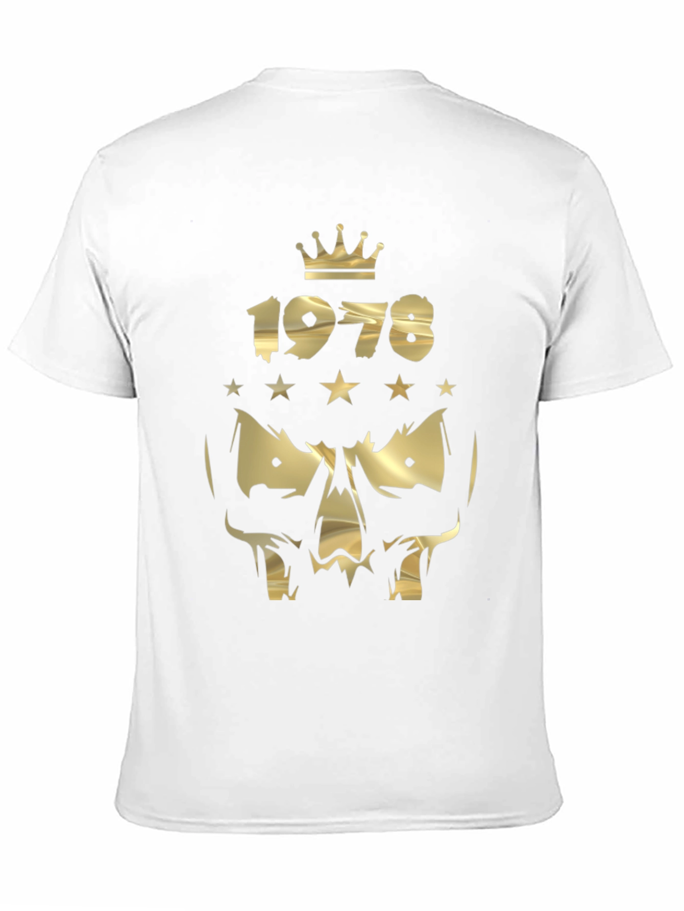 1978 Gold Skull Graphic Tee