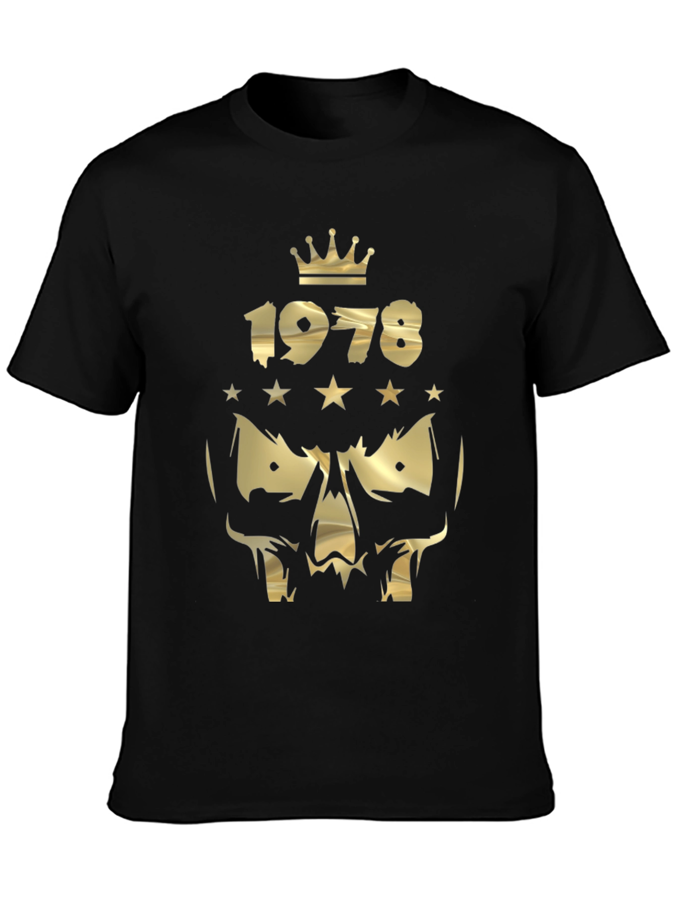 1978 Gold Skull Graphic Tee