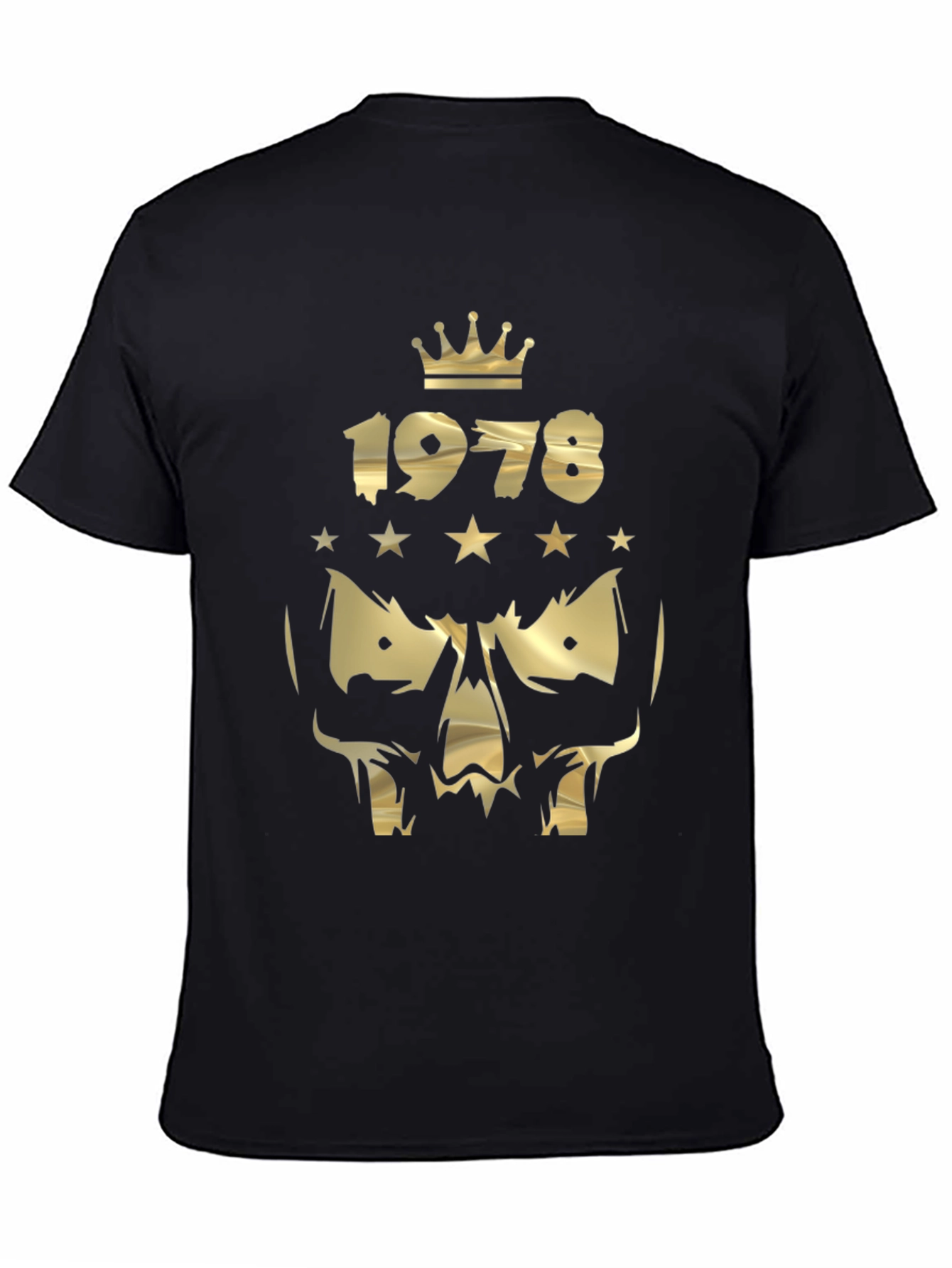 1978 Gold Skull Graphic Tee