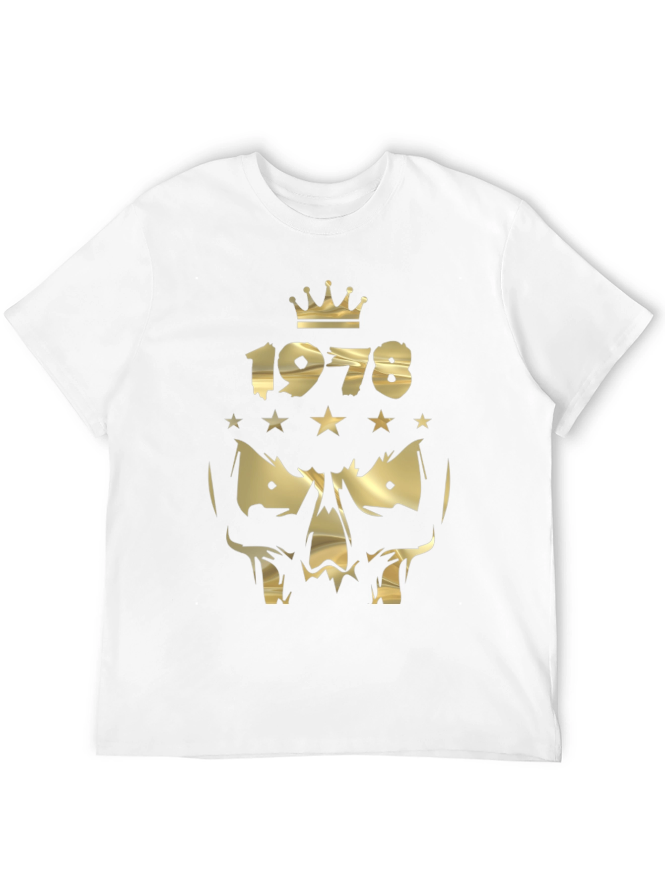 1978 Gold Skull Graphic Tee