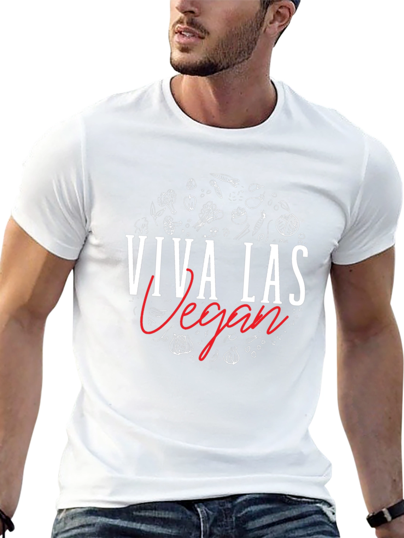Viva Las Vegan T-Shirt - Black Vegan Lifestyle Tee
