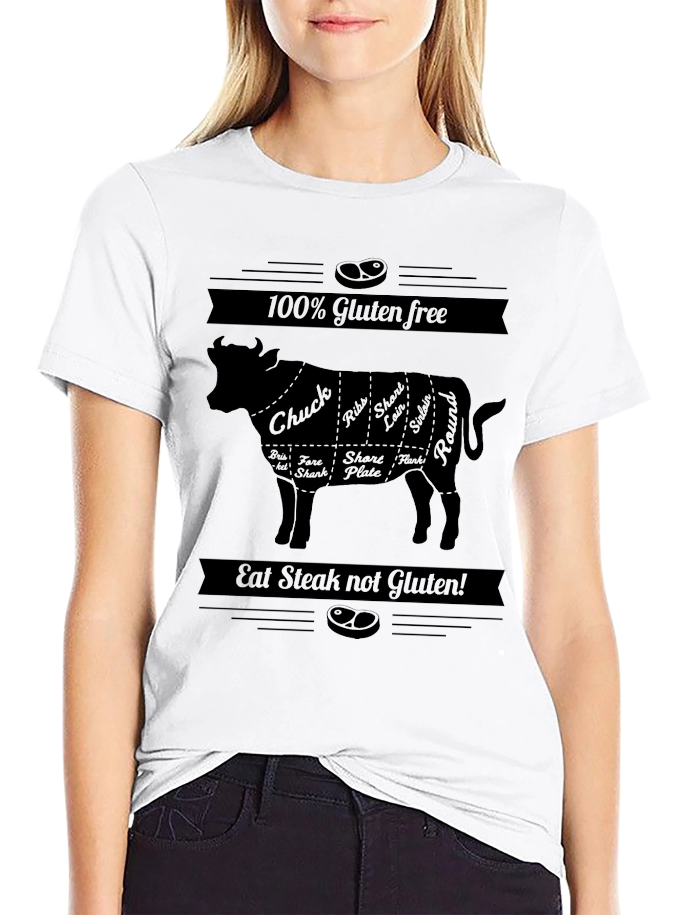 Gluten-Free Steak Lovers T-Shirt