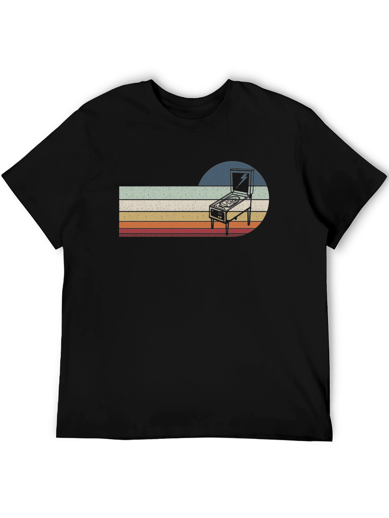 Retro Pinball Machine Graphic T-Shirt