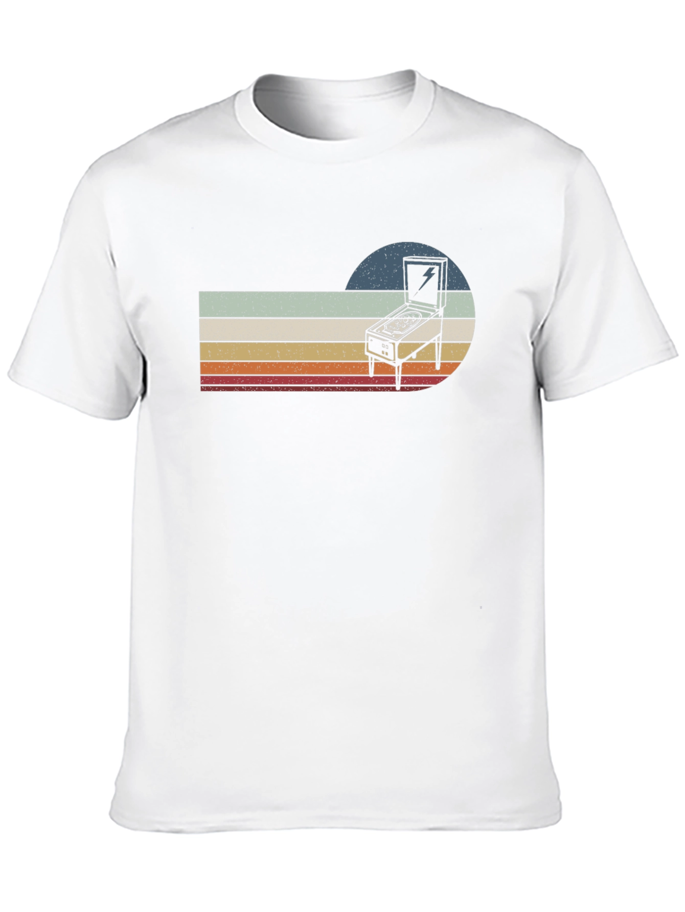 Retro Pinball Machine Graphic T-Shirt