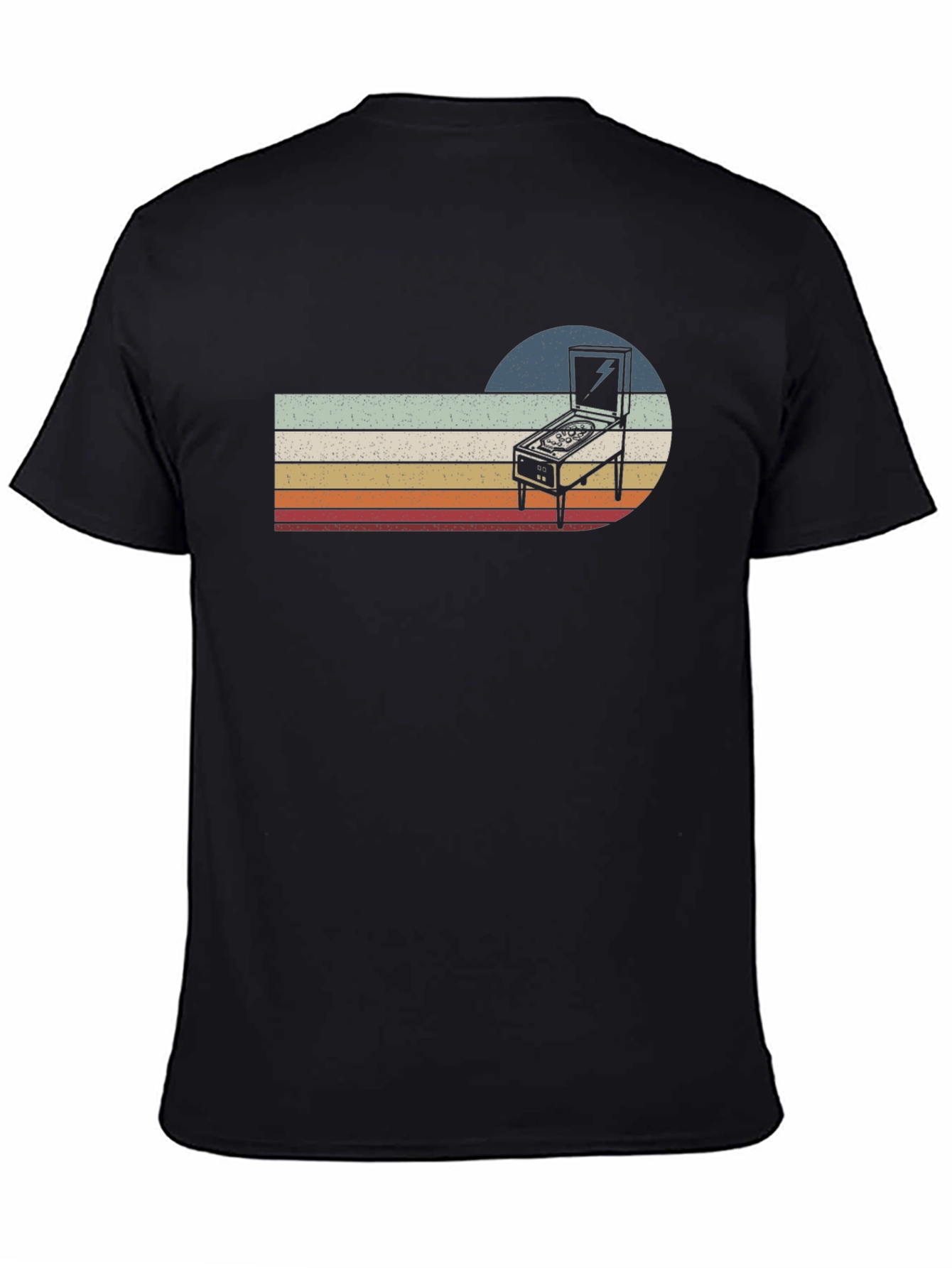 Retro Pinball Machine Graphic T-Shirt