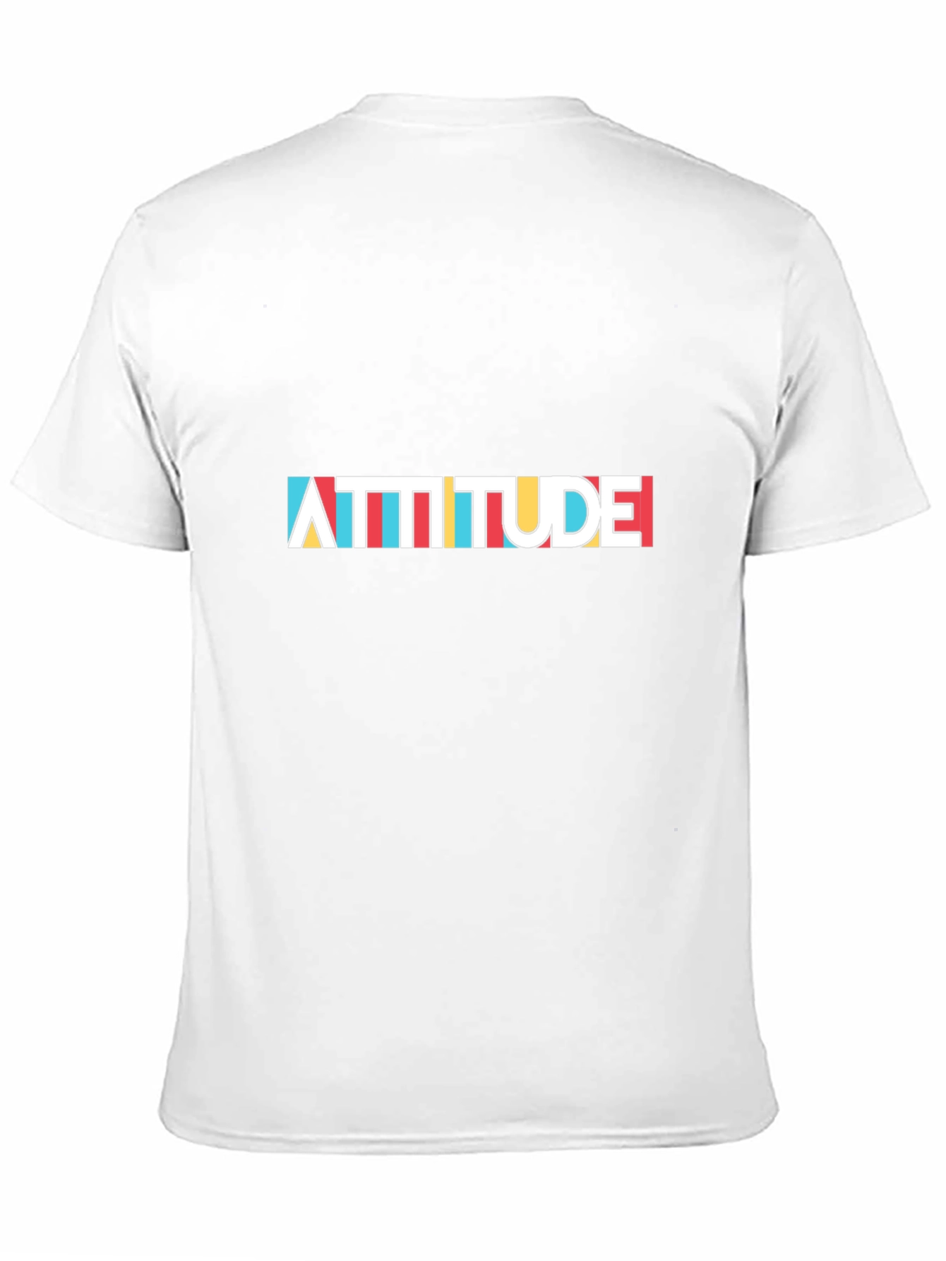 Attitude Black Graphic Tee - Bold Statement Shirt