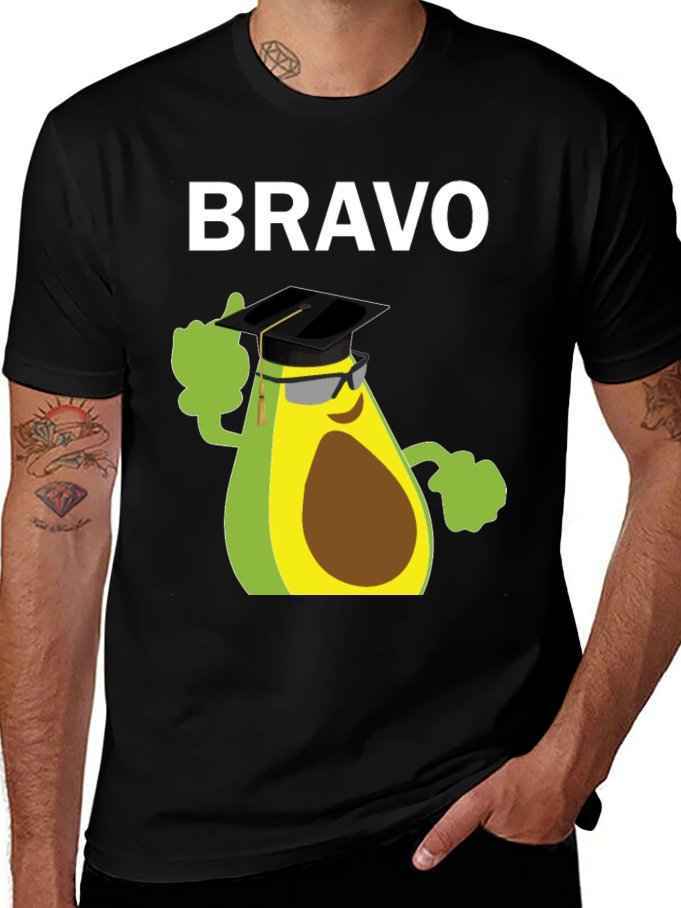 Bravo Avocado Graduation T-Shirt